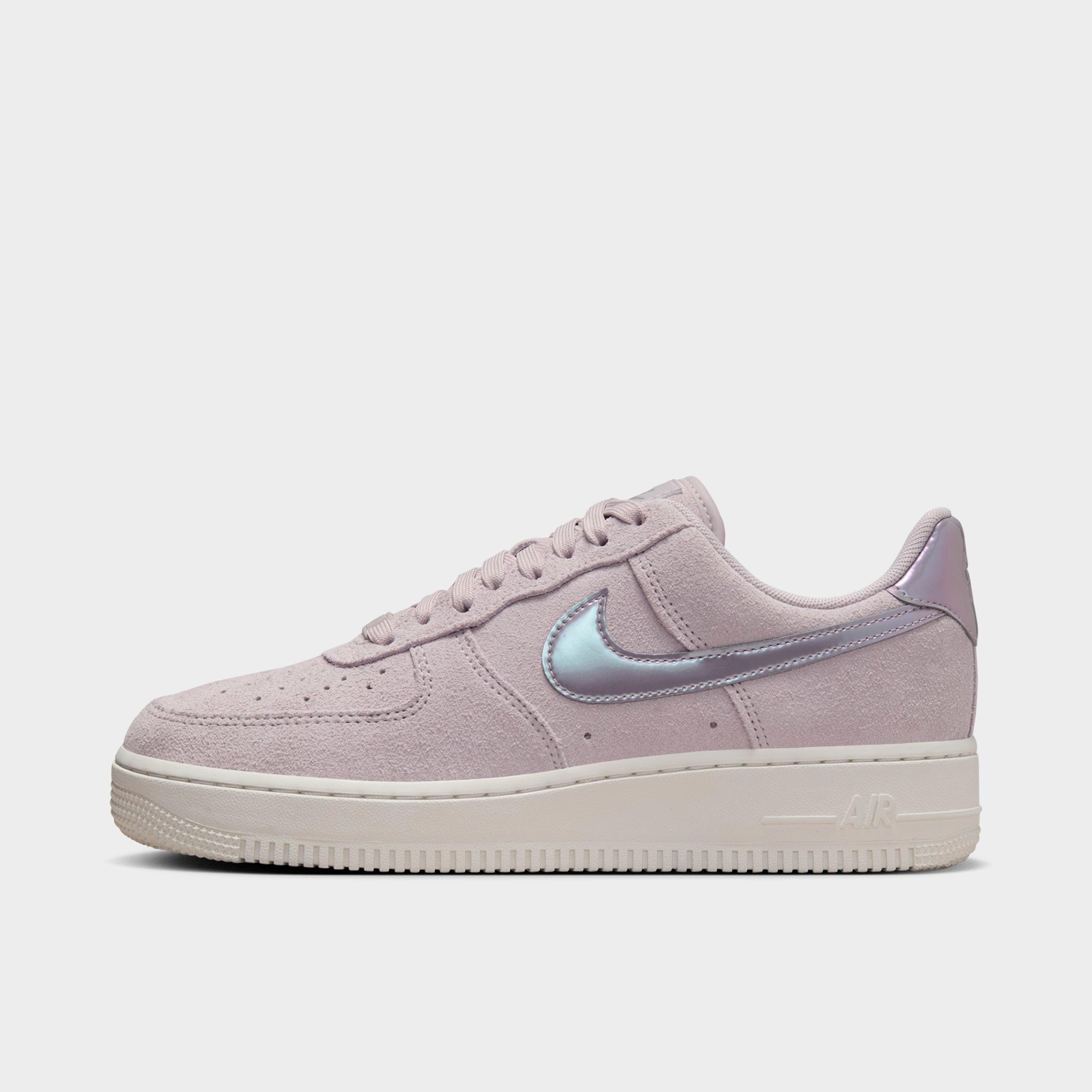 Nike Women's Air Force 1 '07 Low SE Casual Shoes in Platinum Violet/Light Violet Ore/Summit White