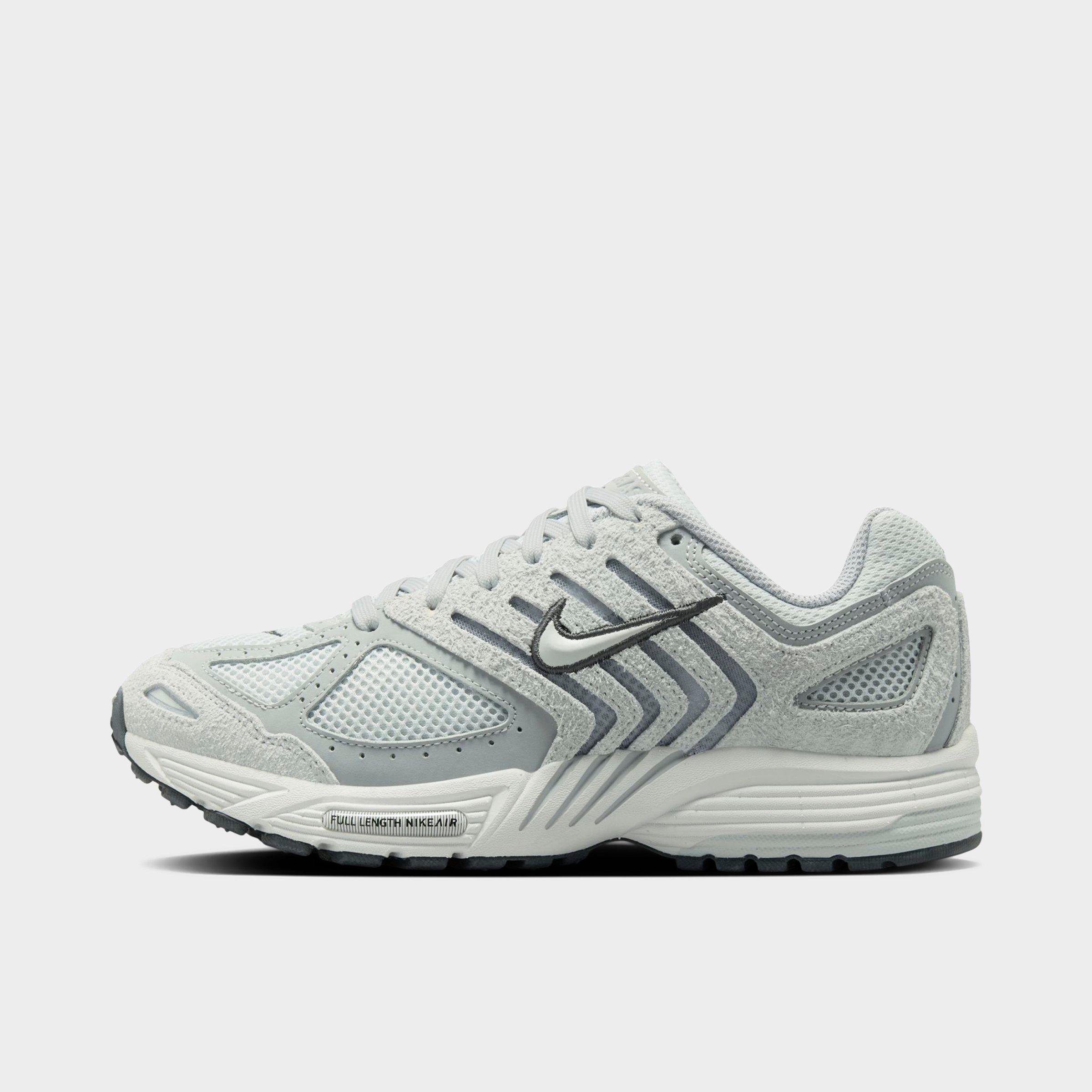 Nike Women's Air Pegasus 2005 Suede Casual Shoes in Pure Platinum/Metallic Platinum/Wolf Grey