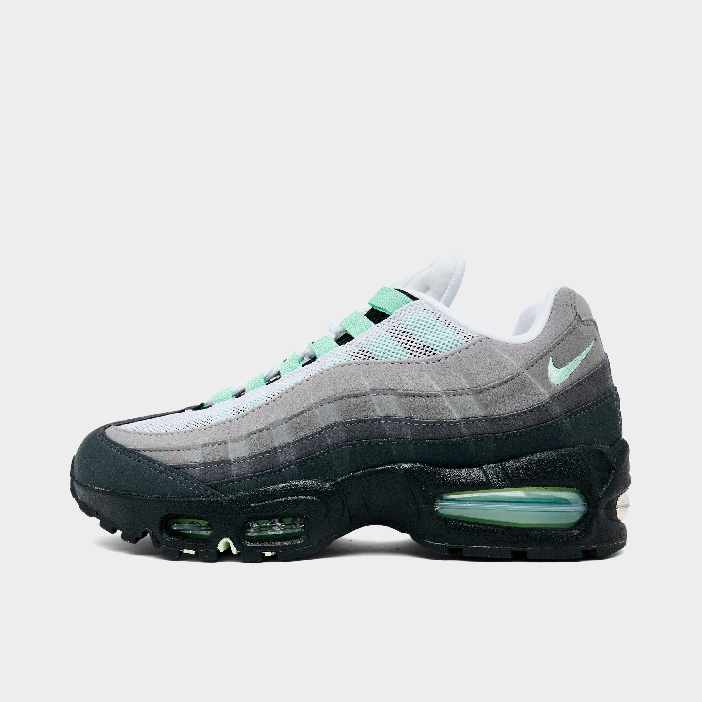 Nike Women's Air Max 95 Big Bubble Casual Shoes in Black/White/Medium Grey Size: 7.5