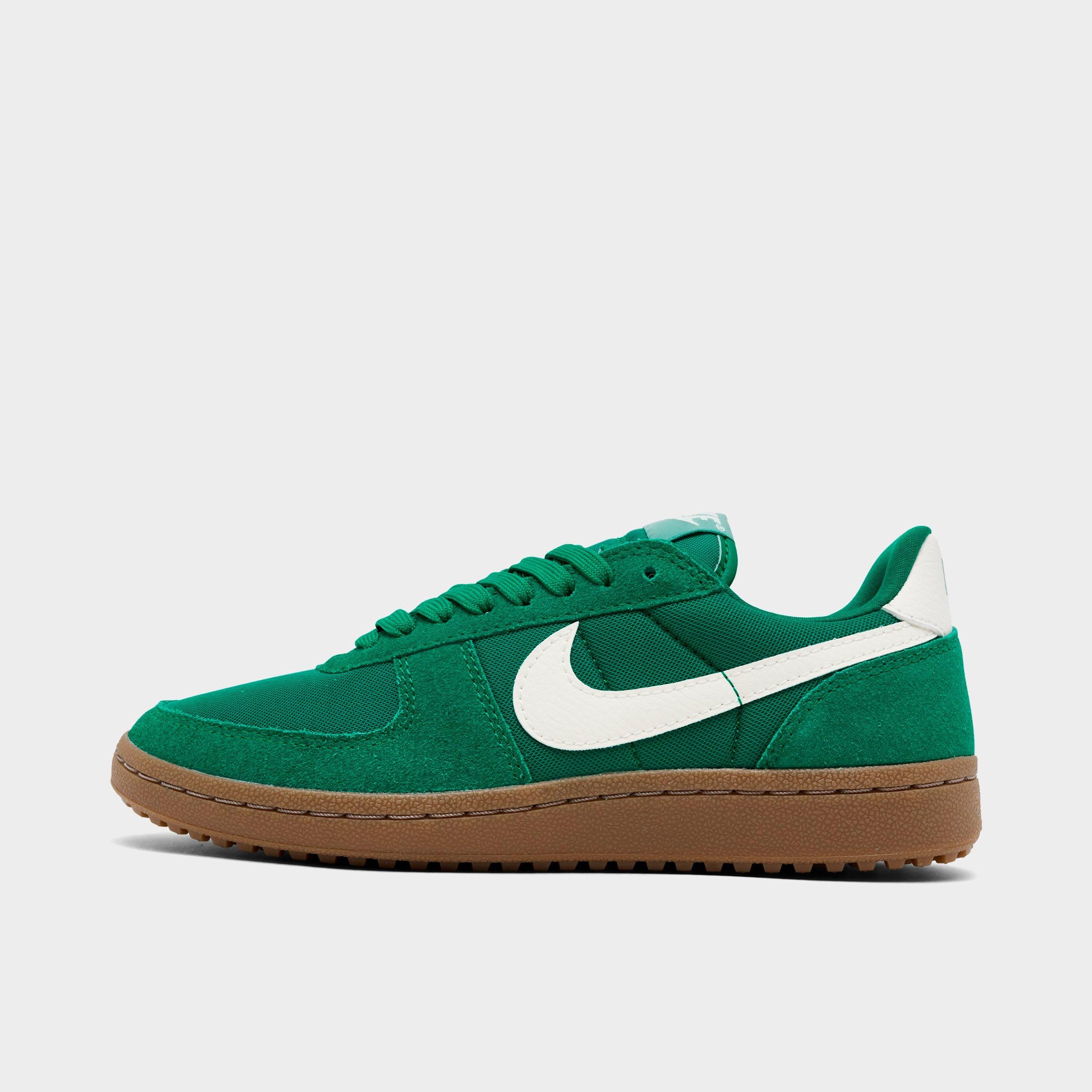 Nike Women's Field General SE Casual Shoes in Malachite/Gum Dark Brown/Soft Pearl Size: 6.0