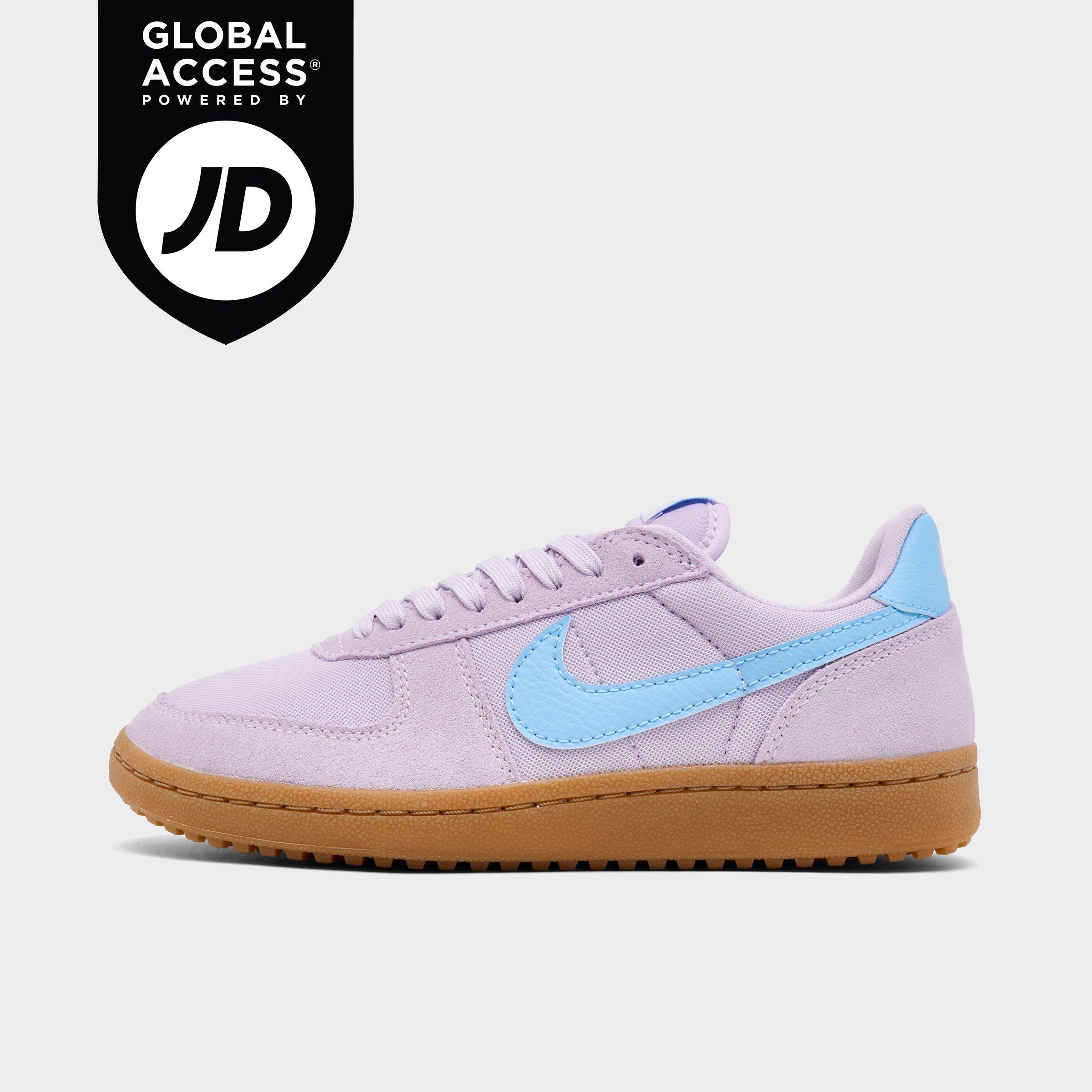 Nike Women's Field General SE Casual Shoes in Doll/Psychic Blue/Gum Light Brown Size: 5.0