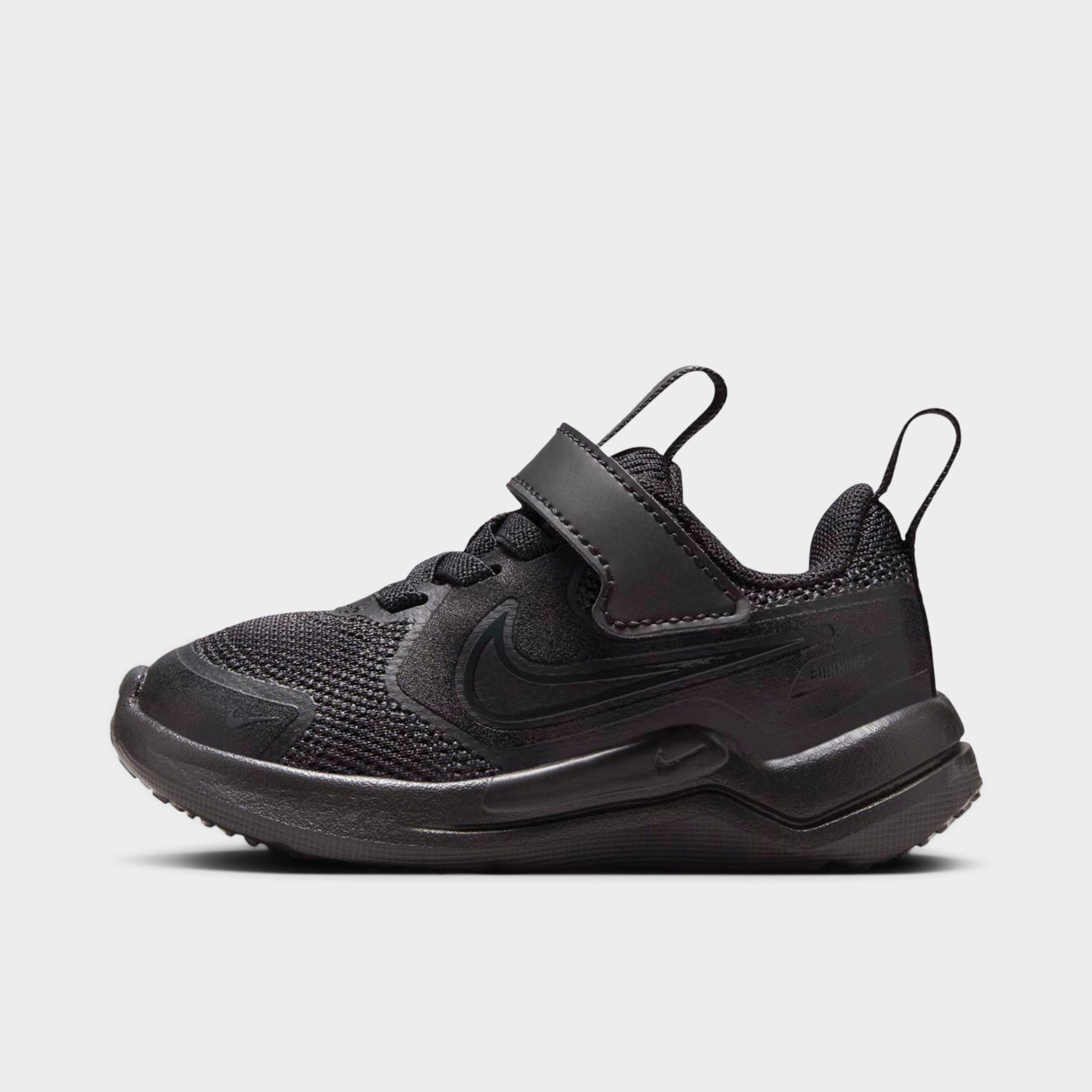 Nike Kids Toddler Cosmic Runner Stretch Lace Casual Shoes in BLACK/ANTHRACITE-BLA Size: 2.0