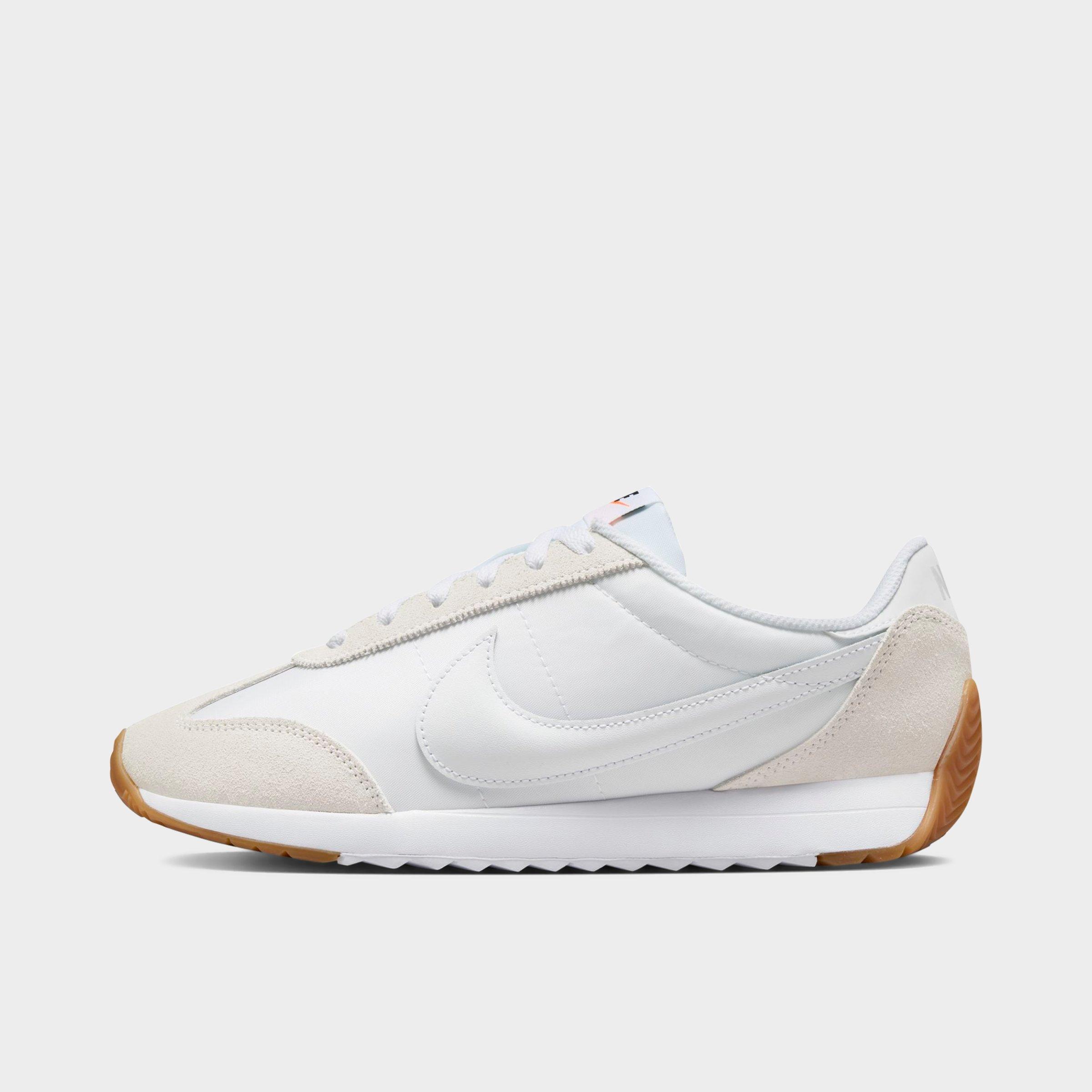 Nike Women's Pacific Casual Shoes in WHT/WHT-SFTY ORNG-GM Size: 5