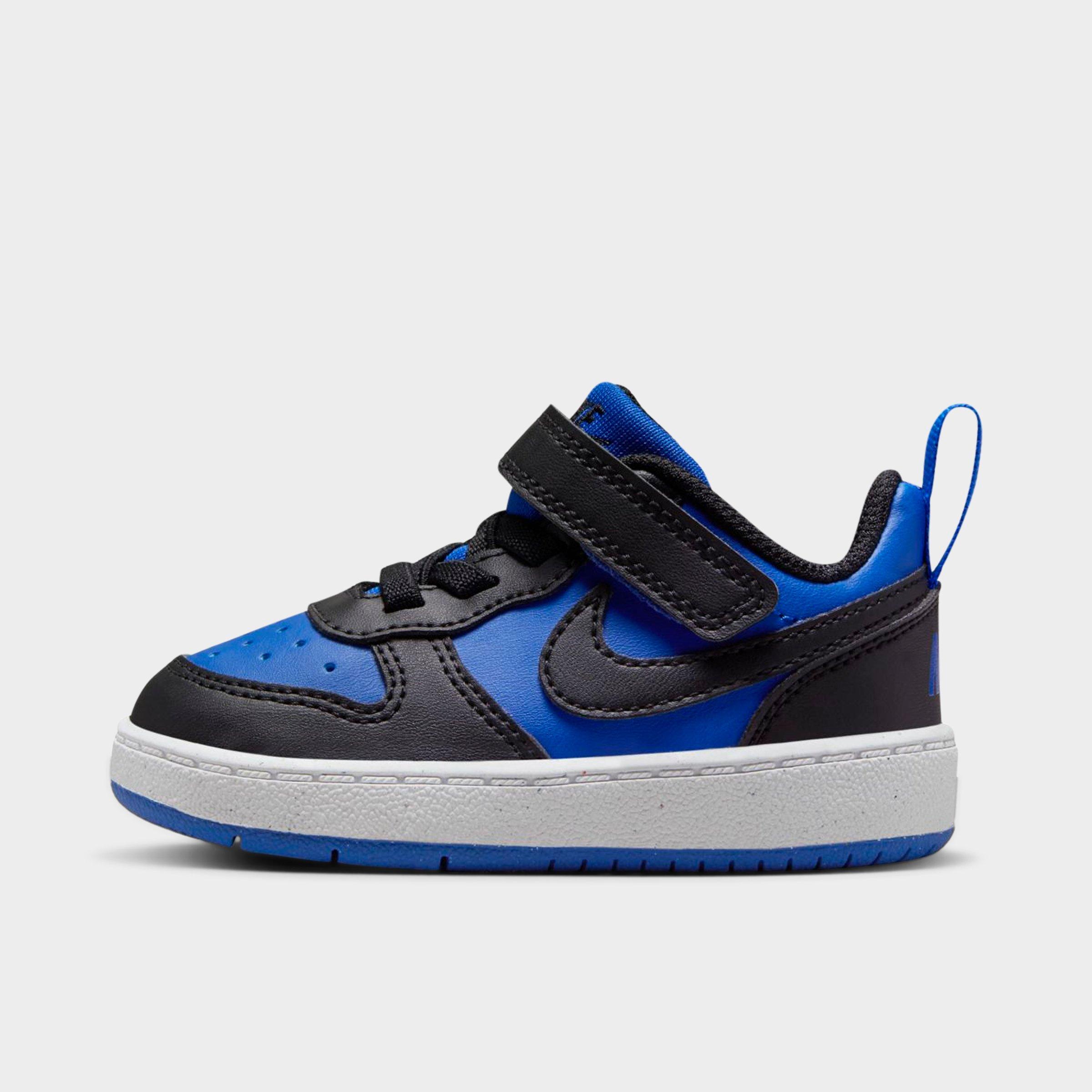 Nike Kids Toddler Court Borough Low 2 Casual Shoes in Game Royal/Black/White