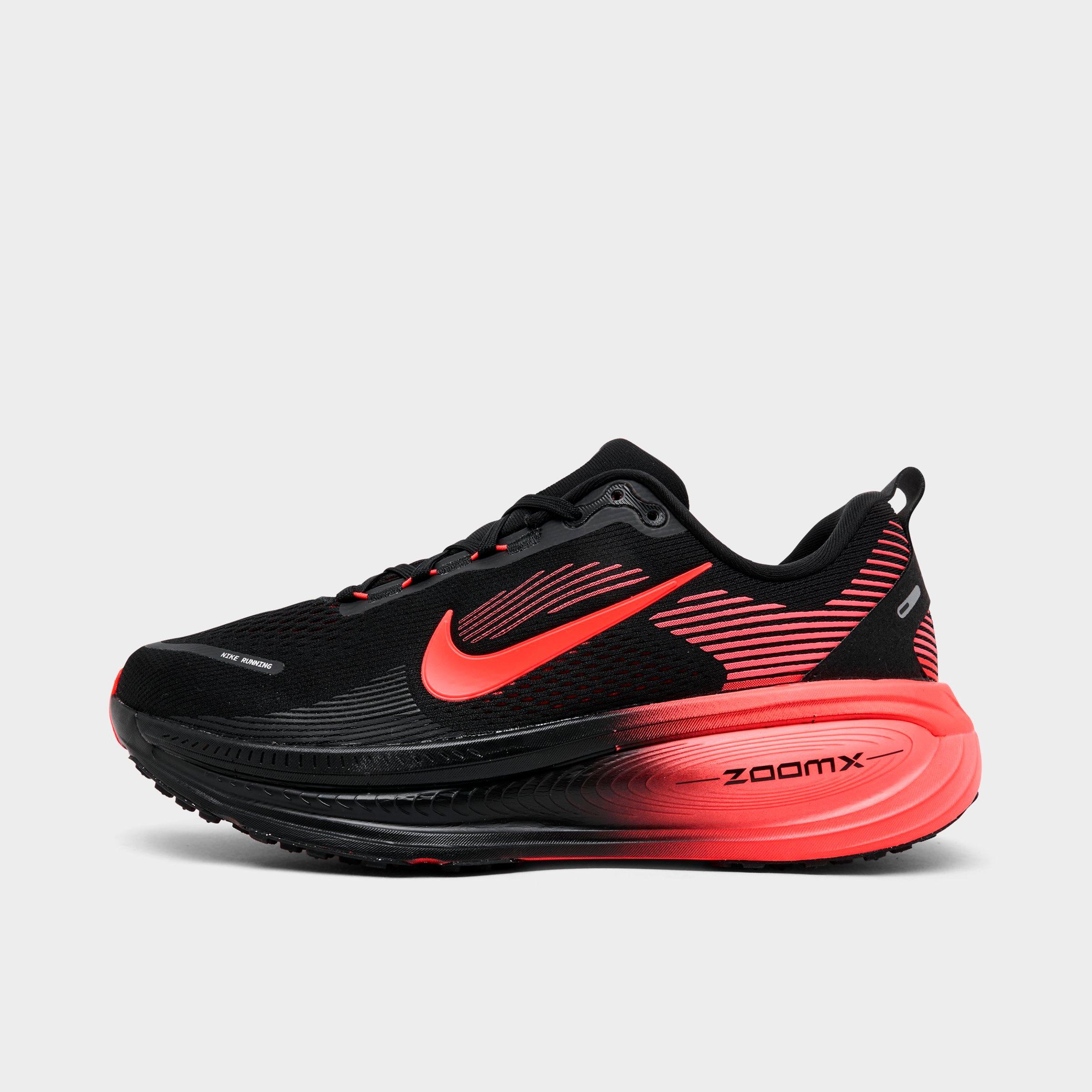 Nike Men's Vomero 18 Running Shoes in Black/Bright Crimson/University Red Size: 10.0