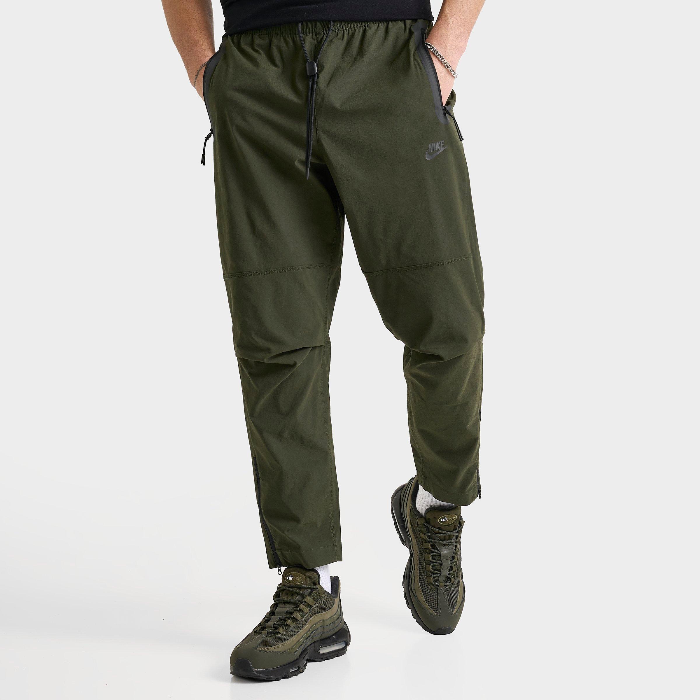 Nike Men's Tech Woven Pants in Sequoia/Black Size: Small