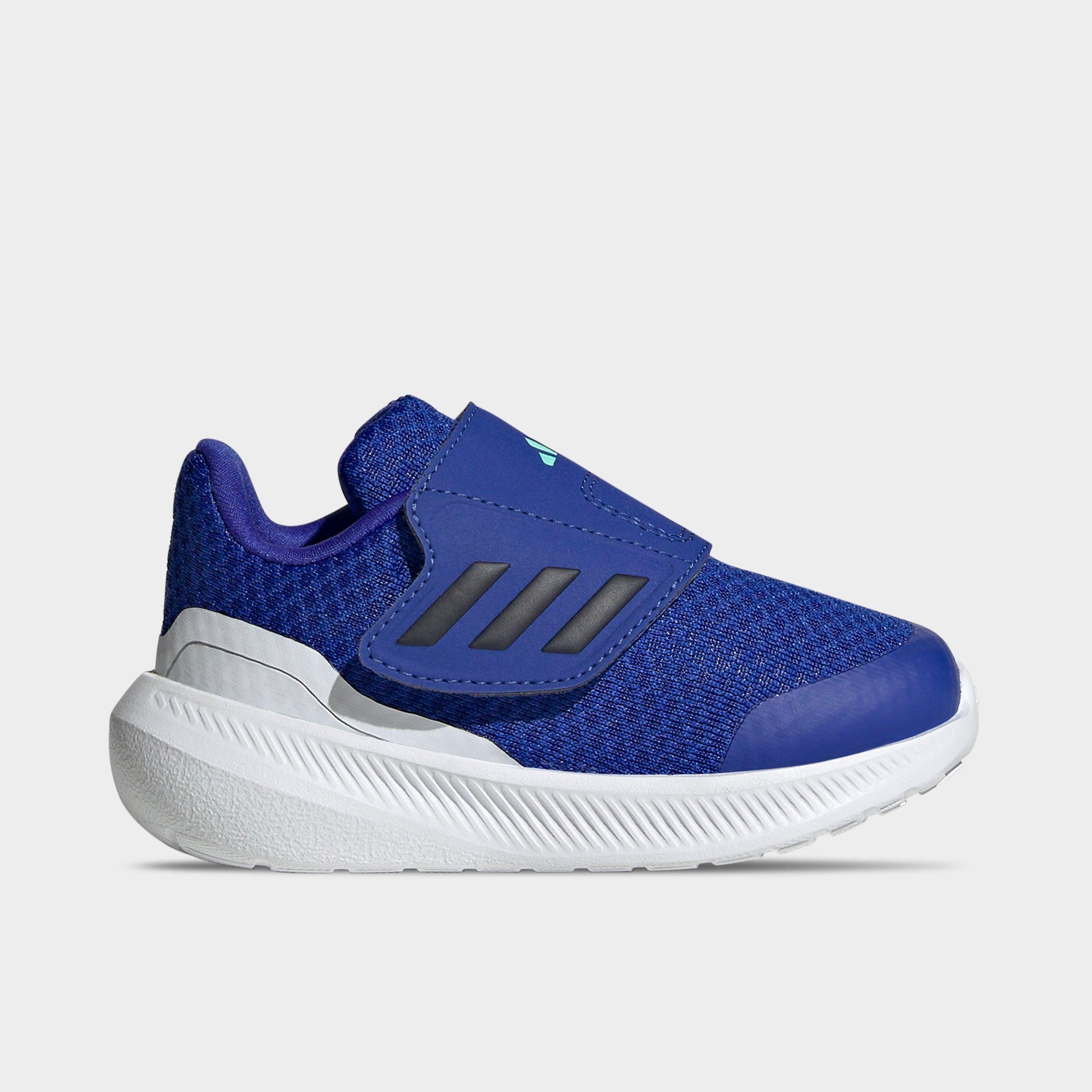 adidas Kids Toddler RunFalcon 3.0 Hook-and-Loop Casual Shoes in Lucid Blue/Legend Ink/Cloud White Size: 5.0