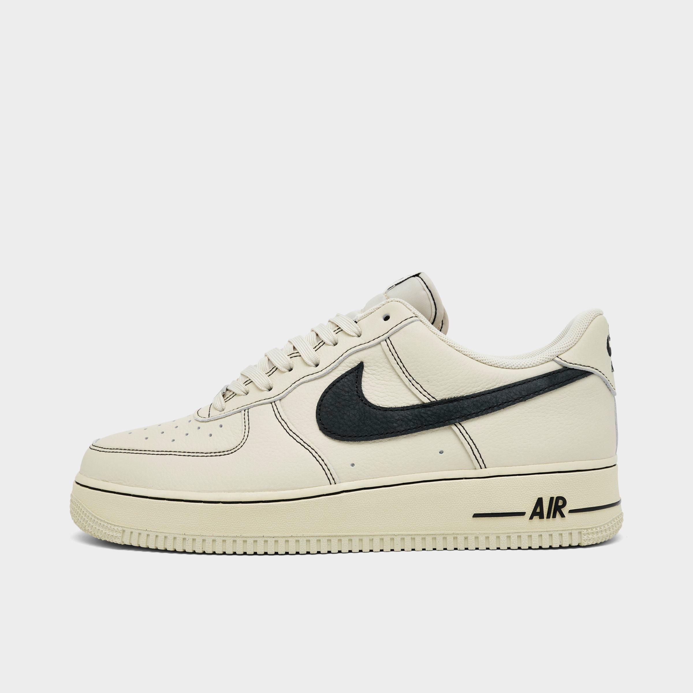 Nike Men's Air Force 1 '07 LV8 Casual Shoes in Light Khaki/Black Size: 7.5