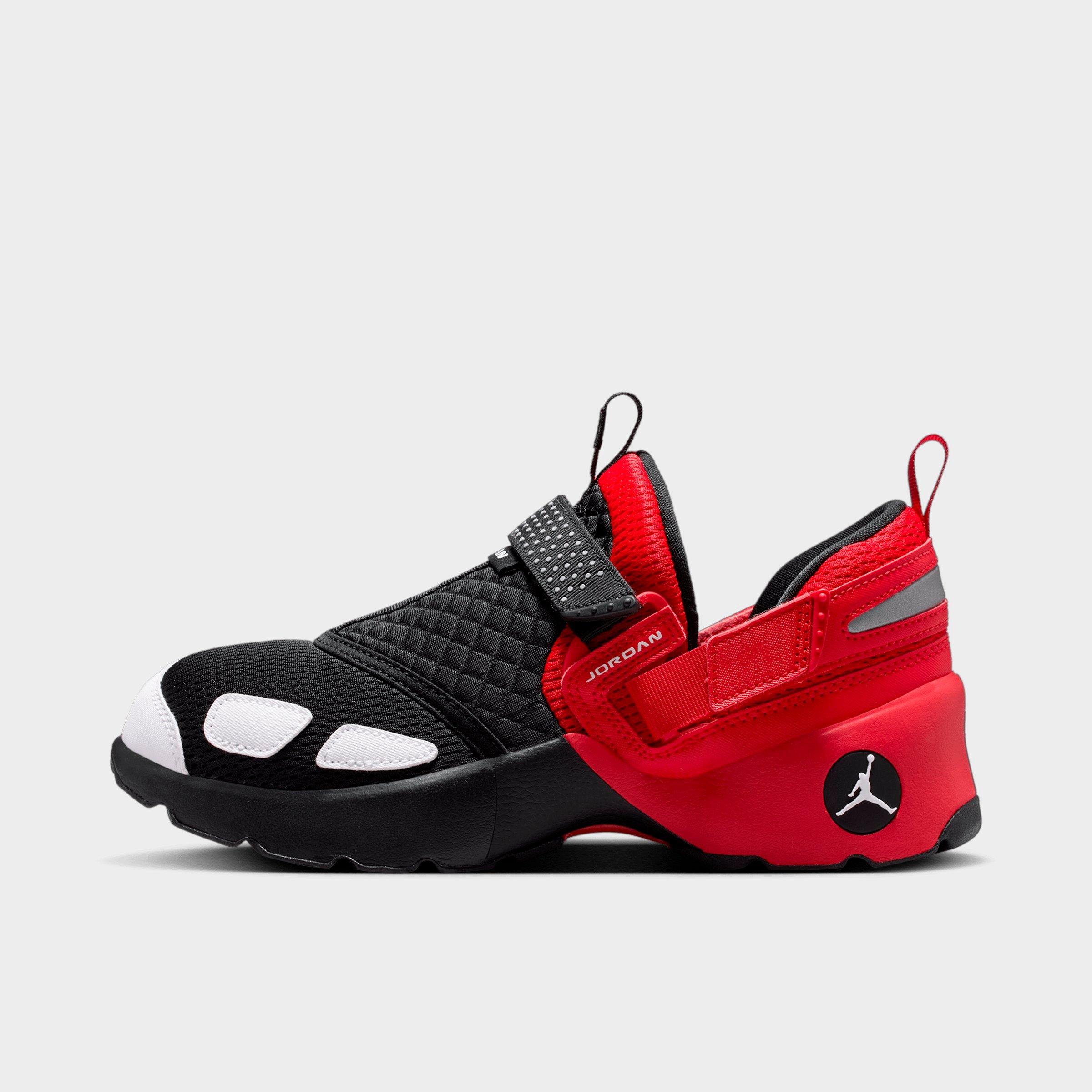 Jordan Women's Trunner LX Casual Shoes in Black/University Red/Reflective Silver Size: 5.5