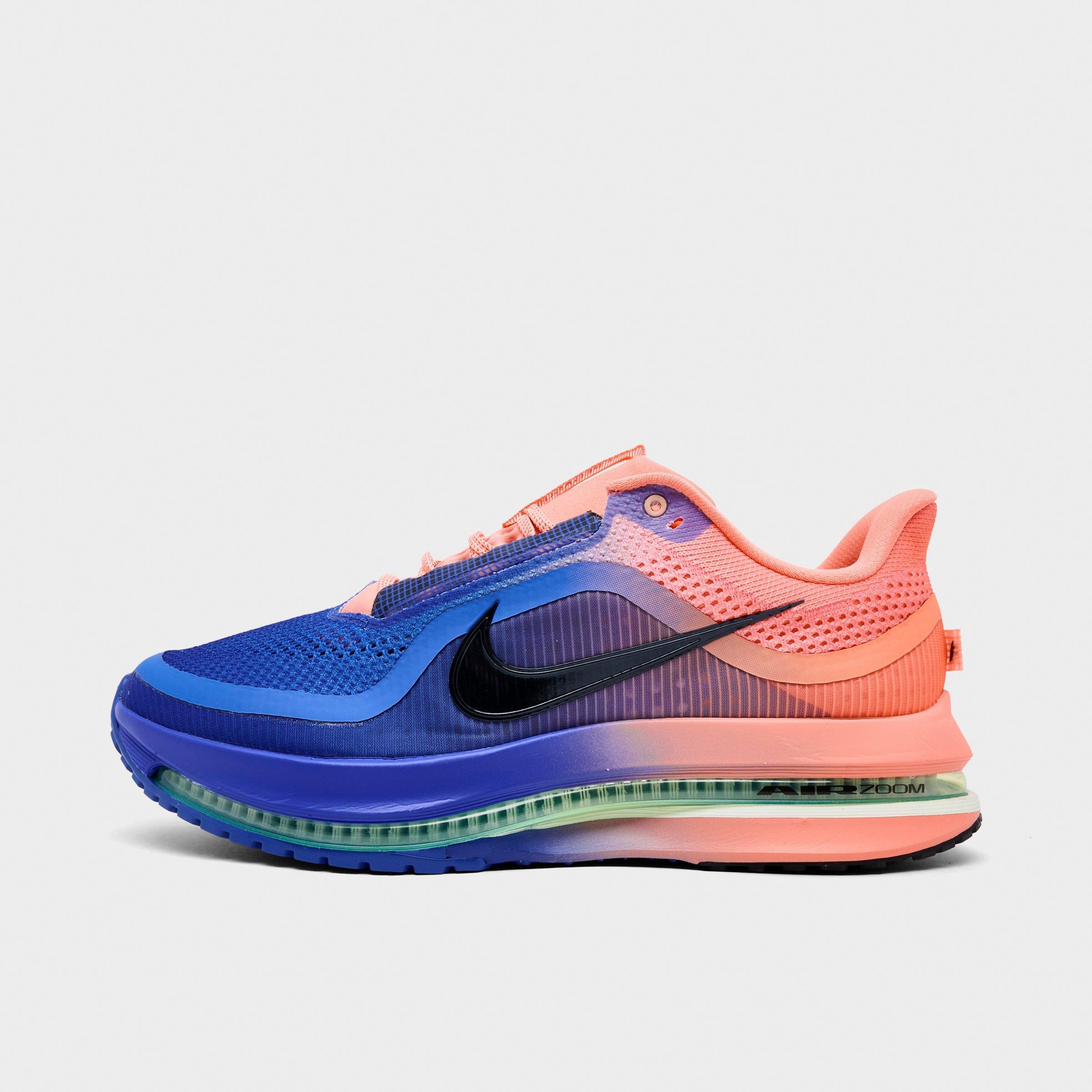 Nike Mens Pegasus Premium Running Shoes in Racer Blue/Atomic Pink/Volt Tint Size: 7.5