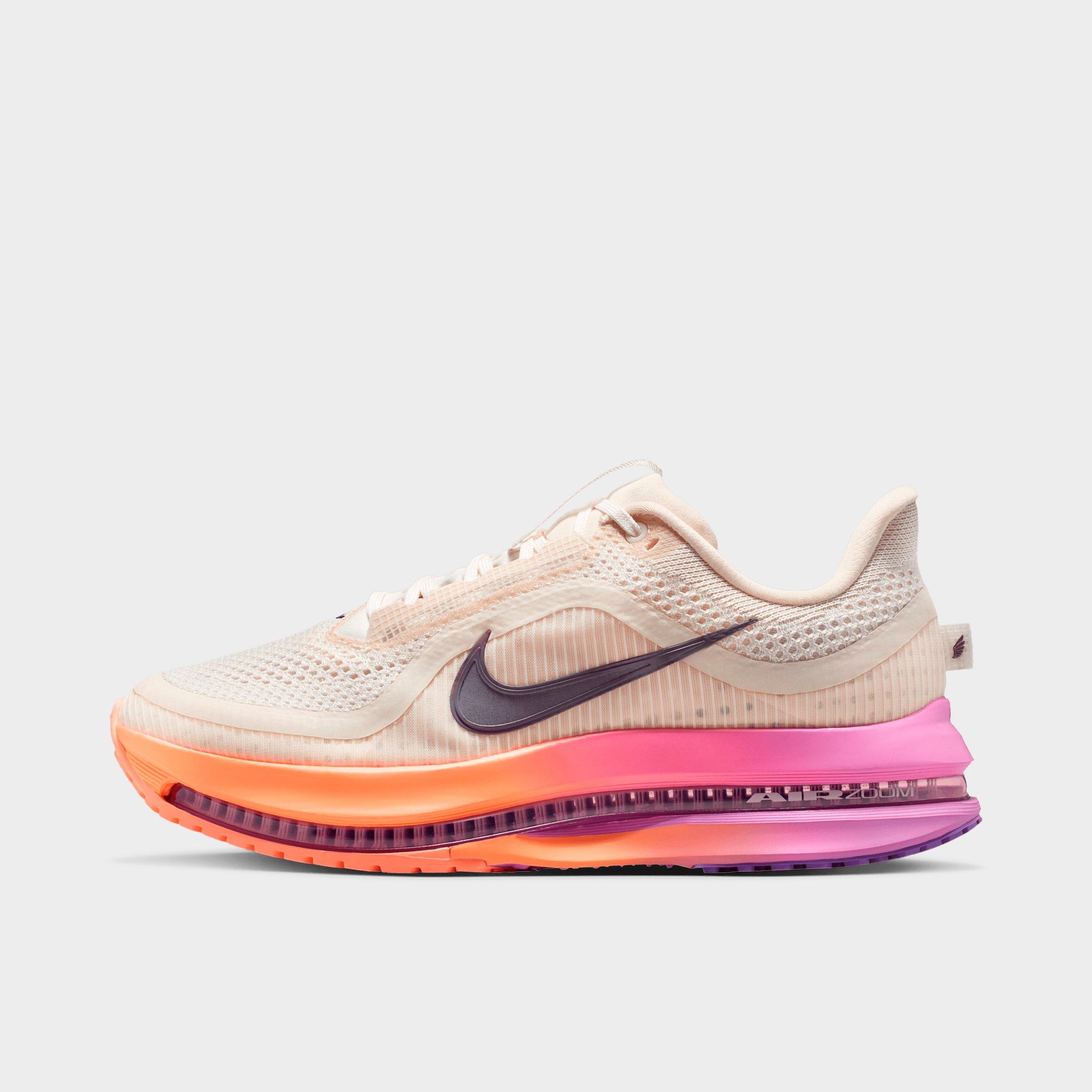 Nike Women's Pegasus Premium Running Shoes in Chalk/Orange Pulse/Light Magenta Size: 9.5