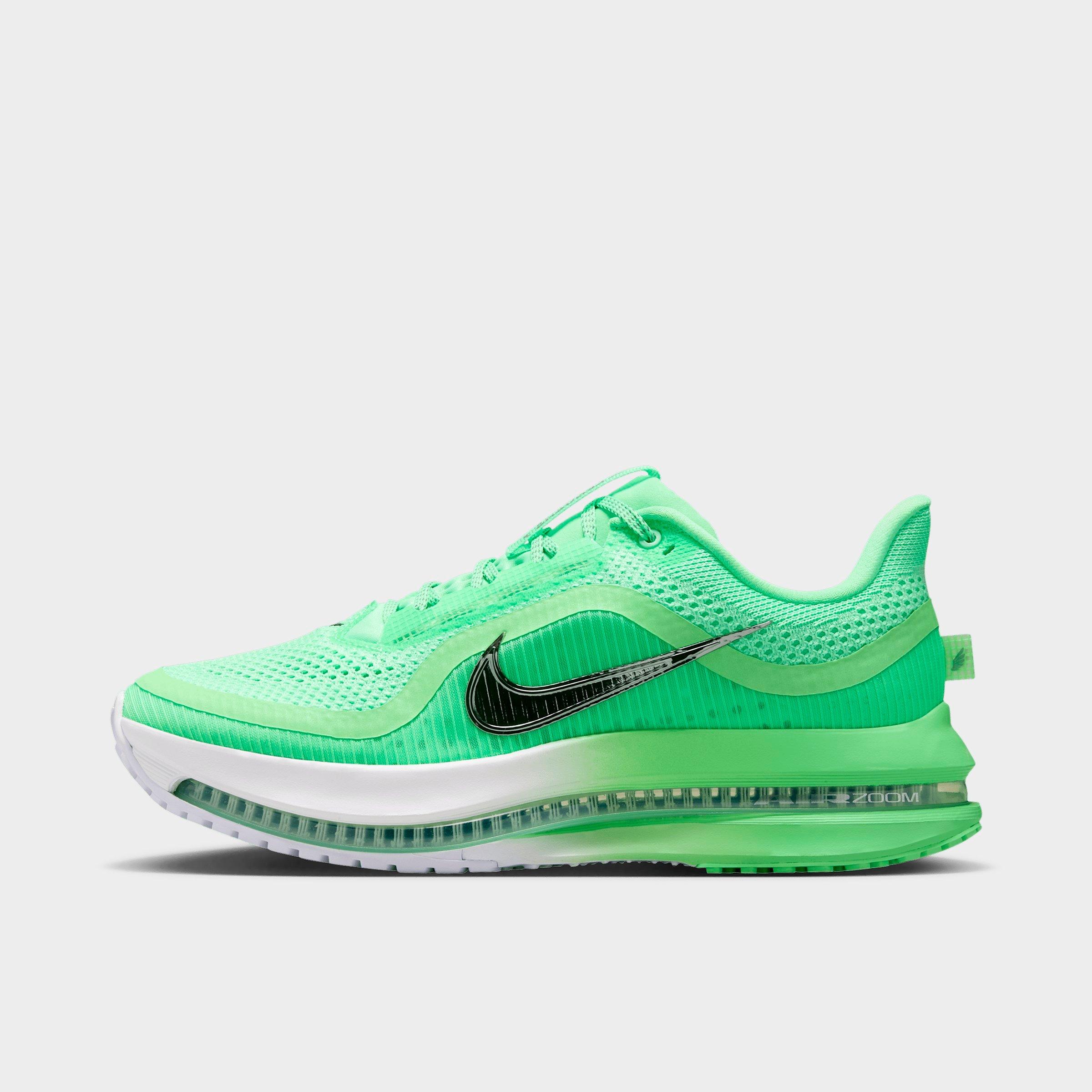 Nike Women's Pegasus Premium Running Shoes in Illusion Green/White/Metallic Silver Size: 5.5
