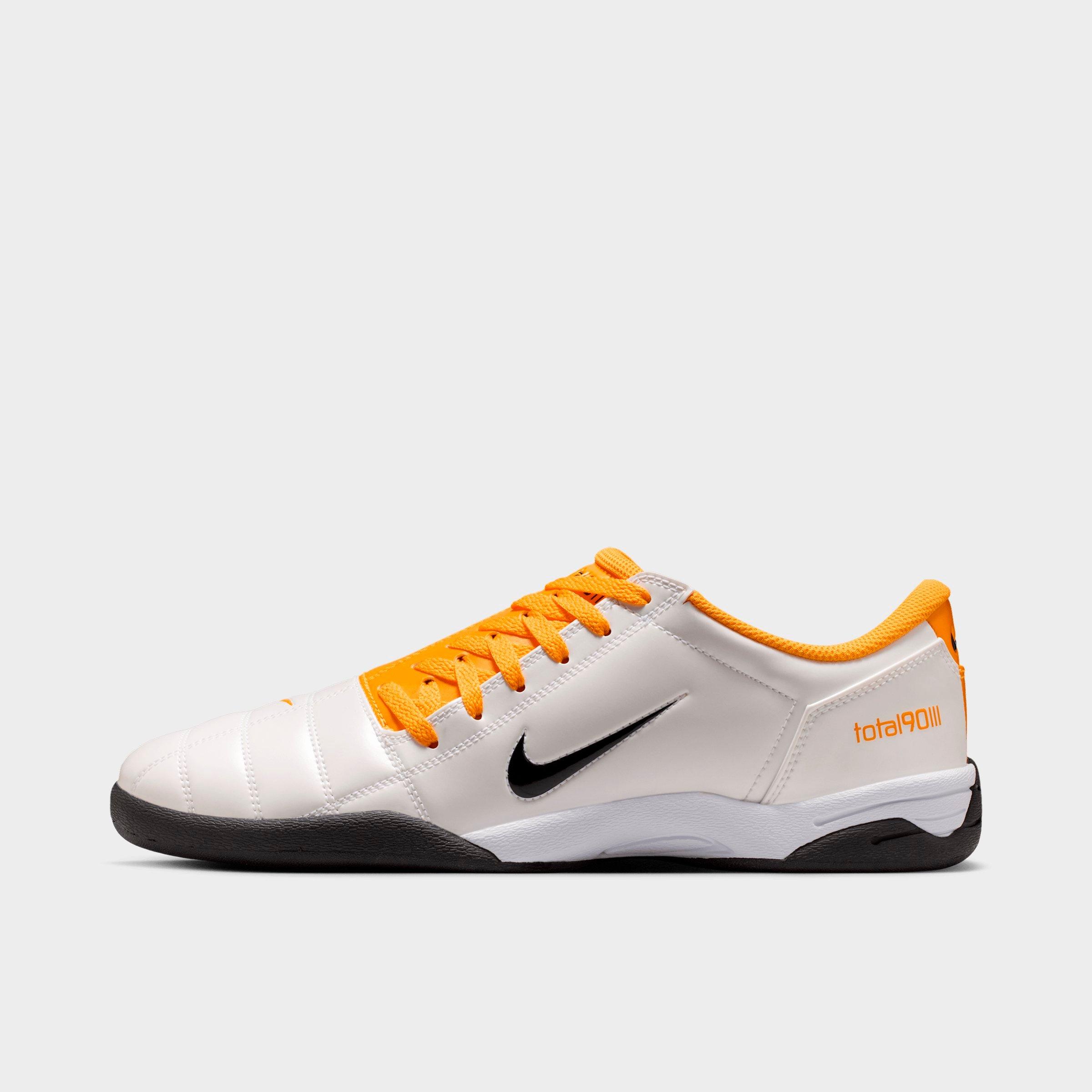 Nike Men's Total 90 Casual Shoes in White/University Gold/Black Size: 10.0