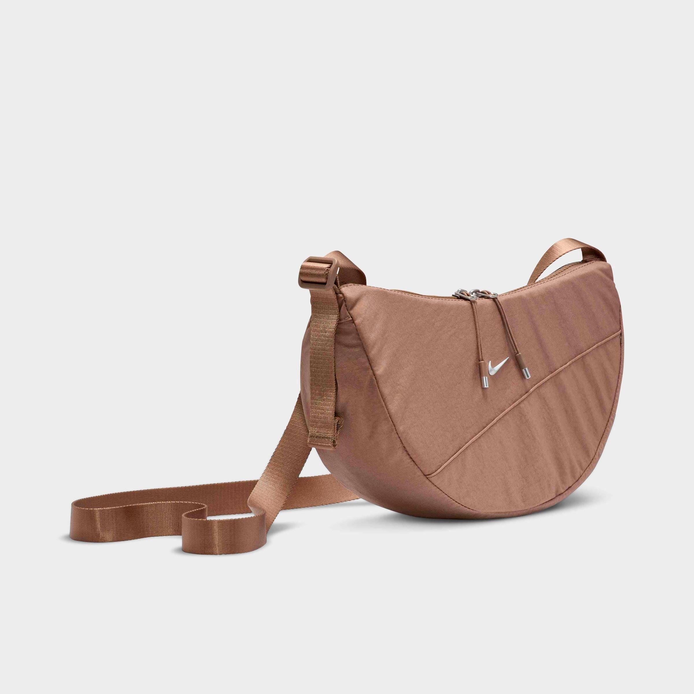 Nike Women's Aura Crossbody Bag (4L) in Mink Brown/Mink Brown/Matte Silver