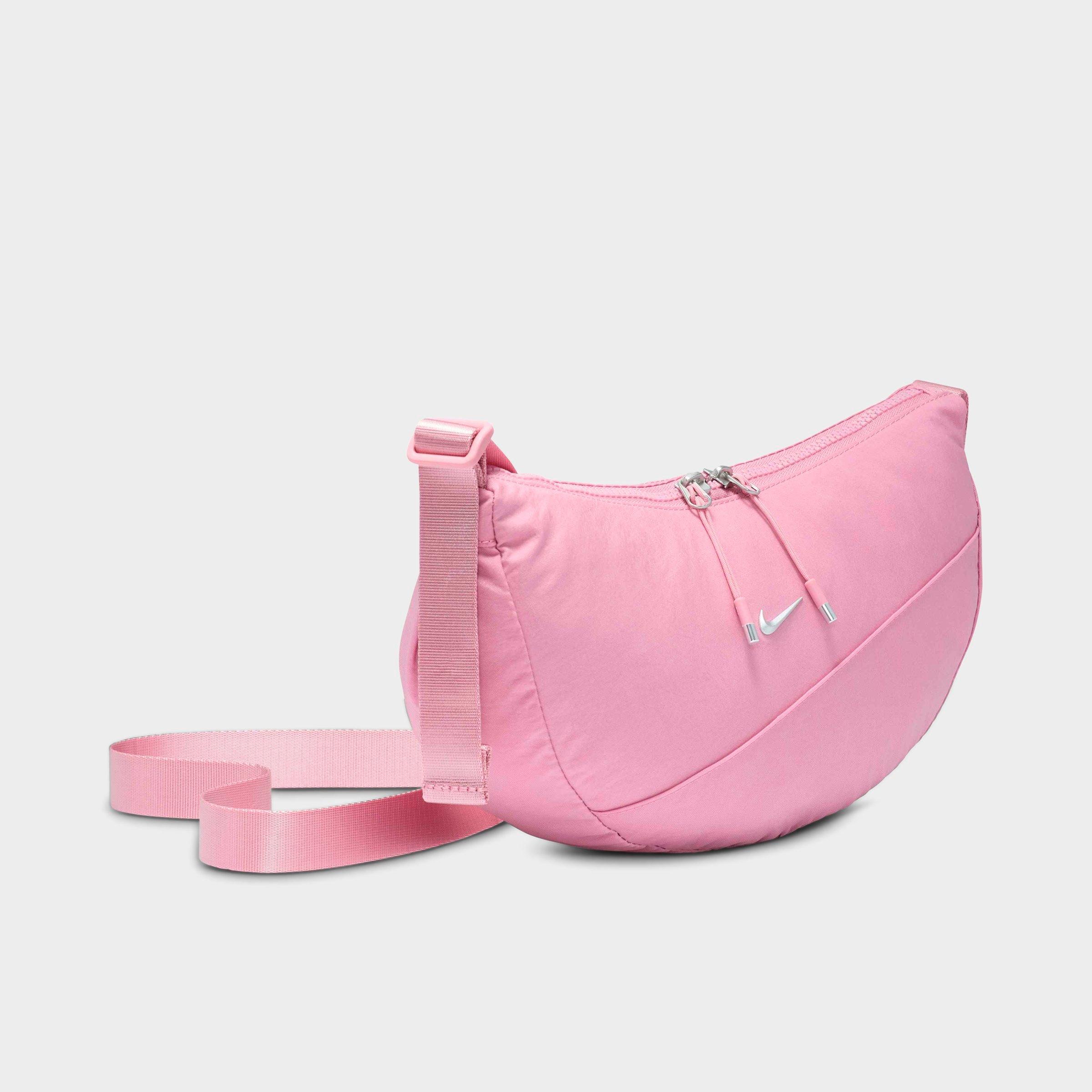 Nike Women's Aura Crossbody Bag (4L) in Elemental Pink/Elemental Pink/Matte Silver Size: NOSIZE