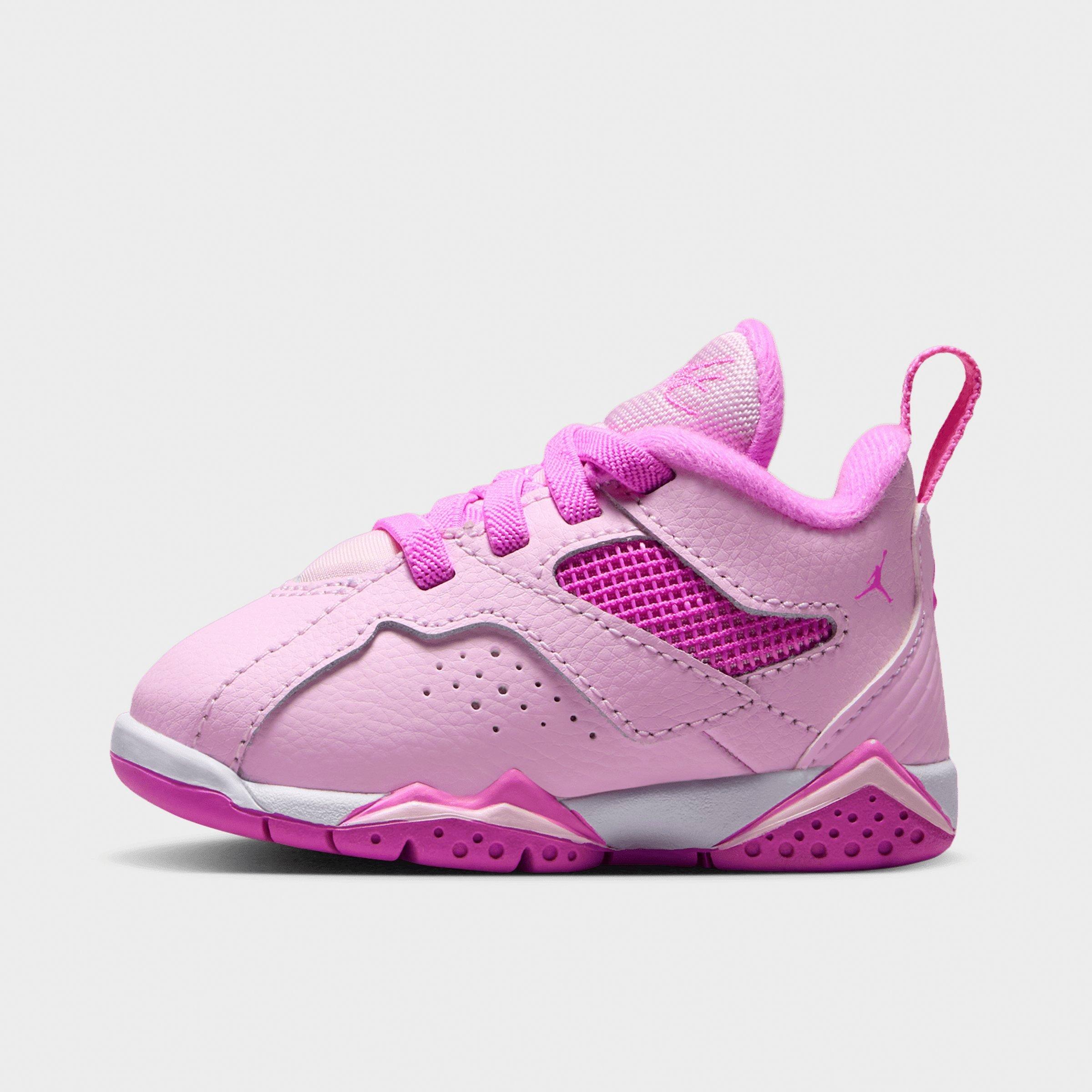 Jordan Kids Toddler Air MVP 92 Basketball Shoes in Pink Foam/White/China Rose Size: 7.0