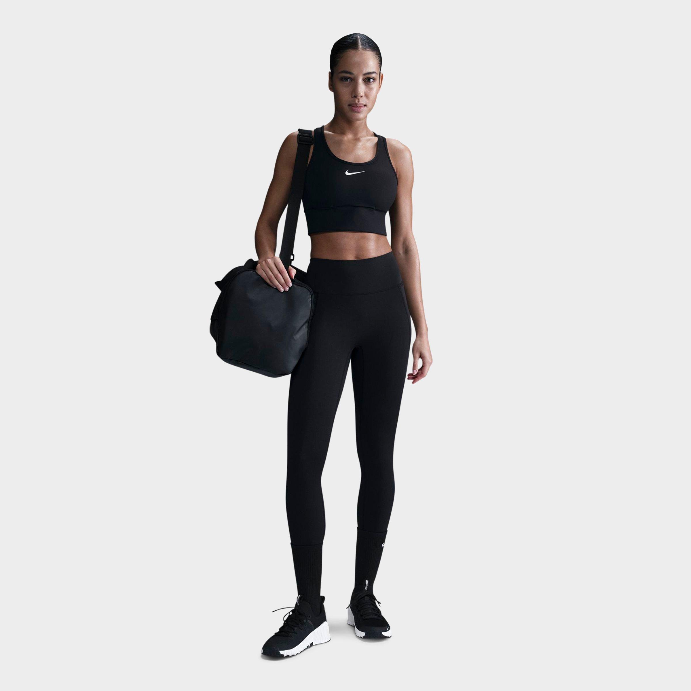 Nike Women's Universa High-Rise 7/8 Leggings (With Pockets) in BLACK/ANTHRA/DK SMOK Size: XS