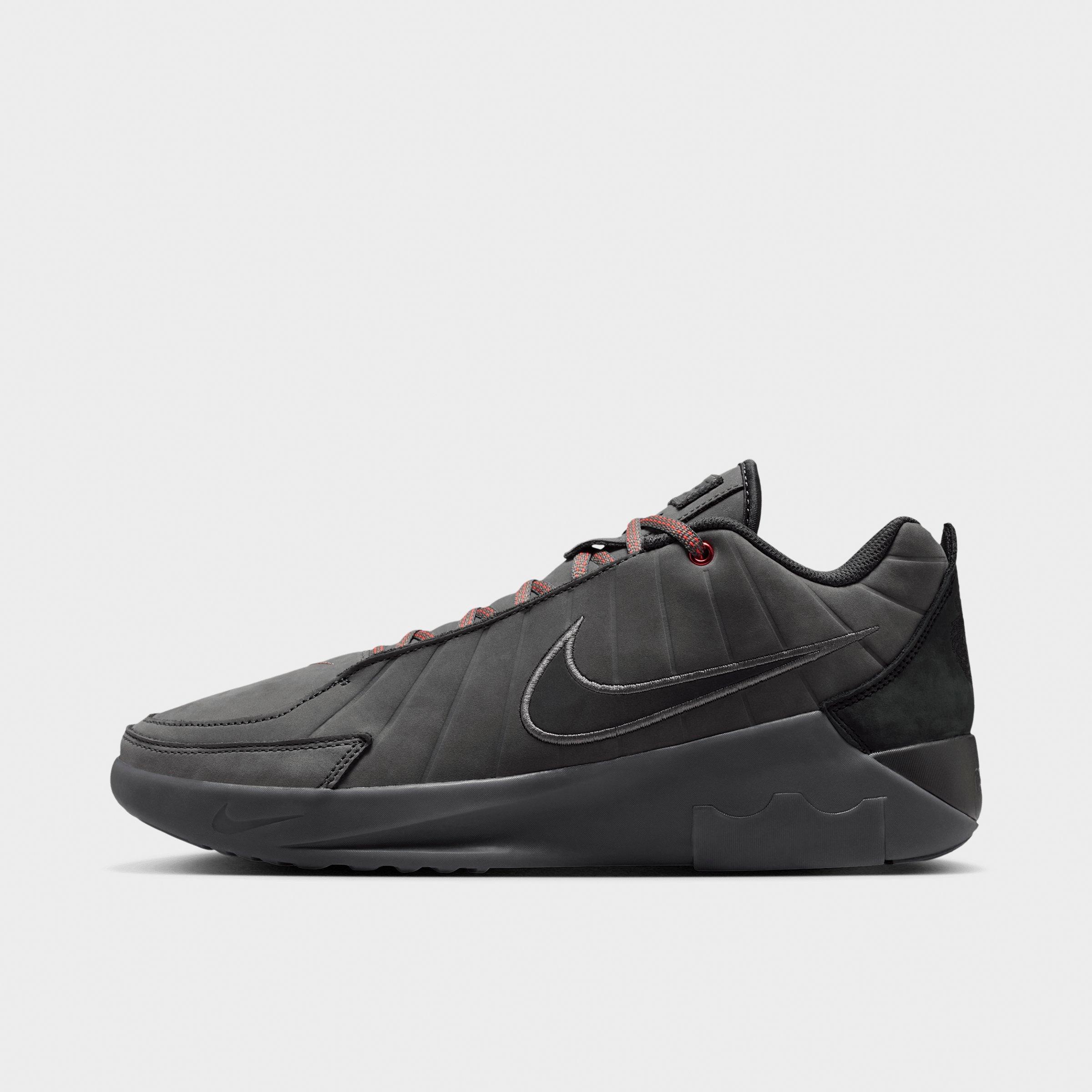 Nike Men's LeBron Witness 9 Basketball Shoes in Anthracite/Iron Grey/Desert Dust Size: 4.5