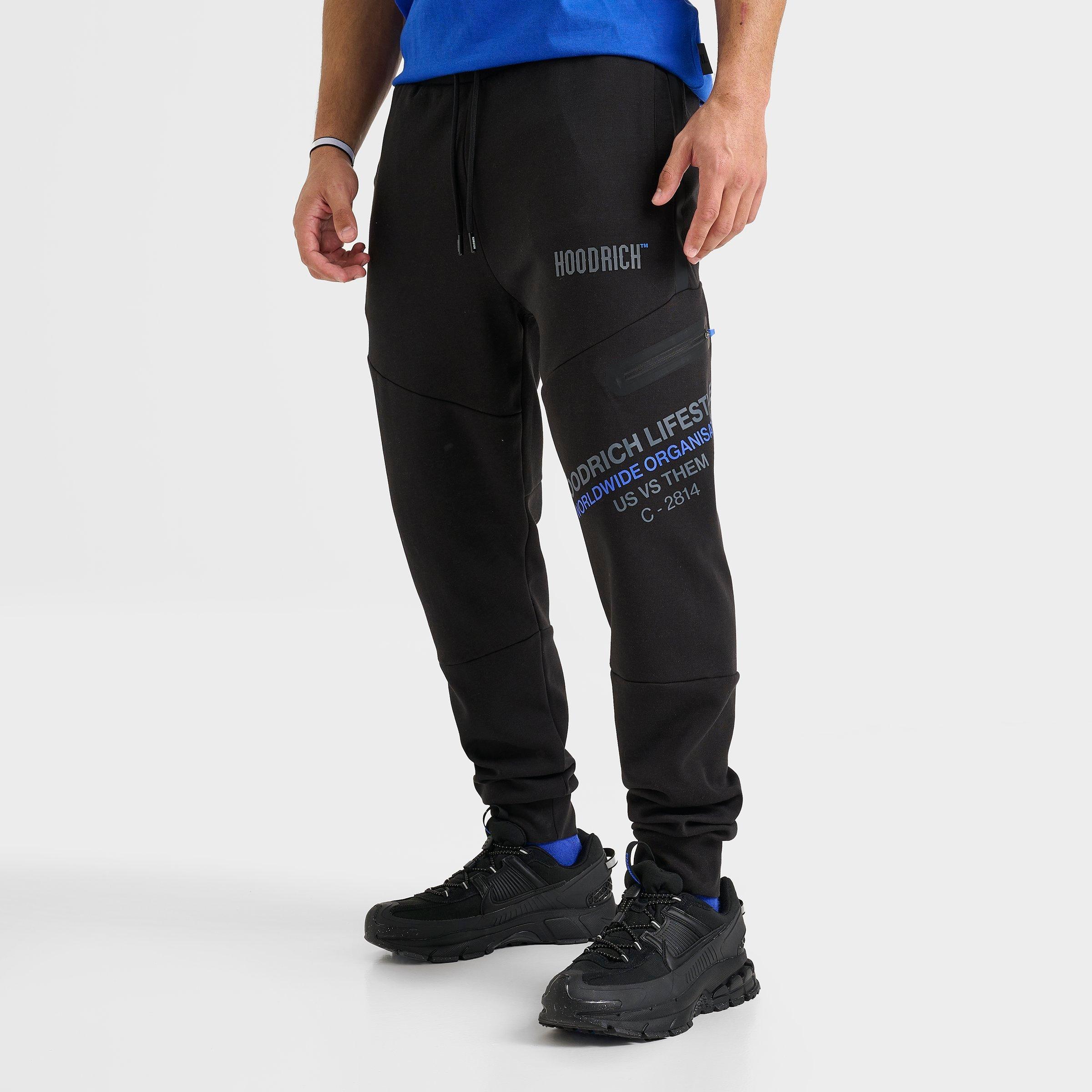 Hoodrich Men's Cycle Jogger Pants in Black/Blue Size: Small