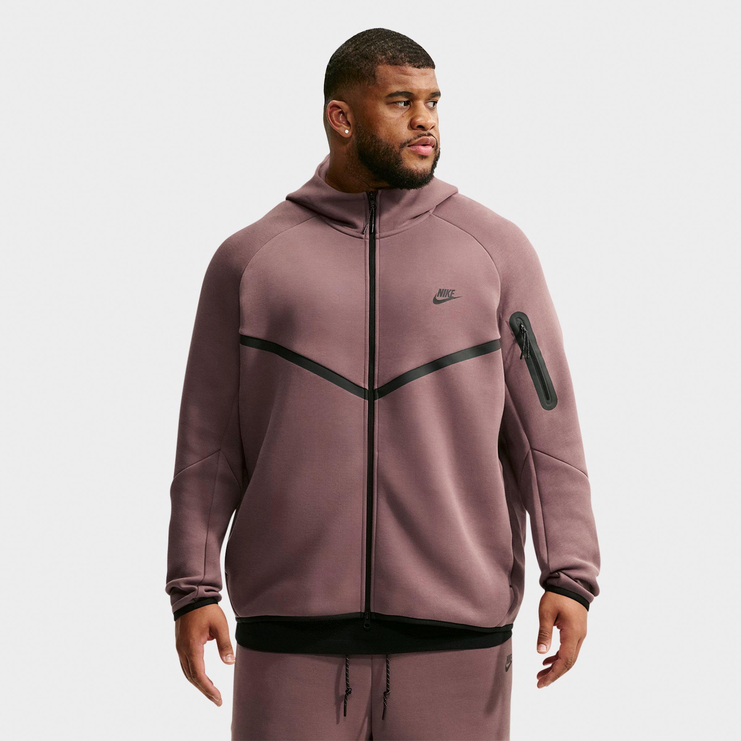 Nike Men's Tech Fleece Windrunner Full-Zip Hoodie in Tattoo/Black Size: 3XL