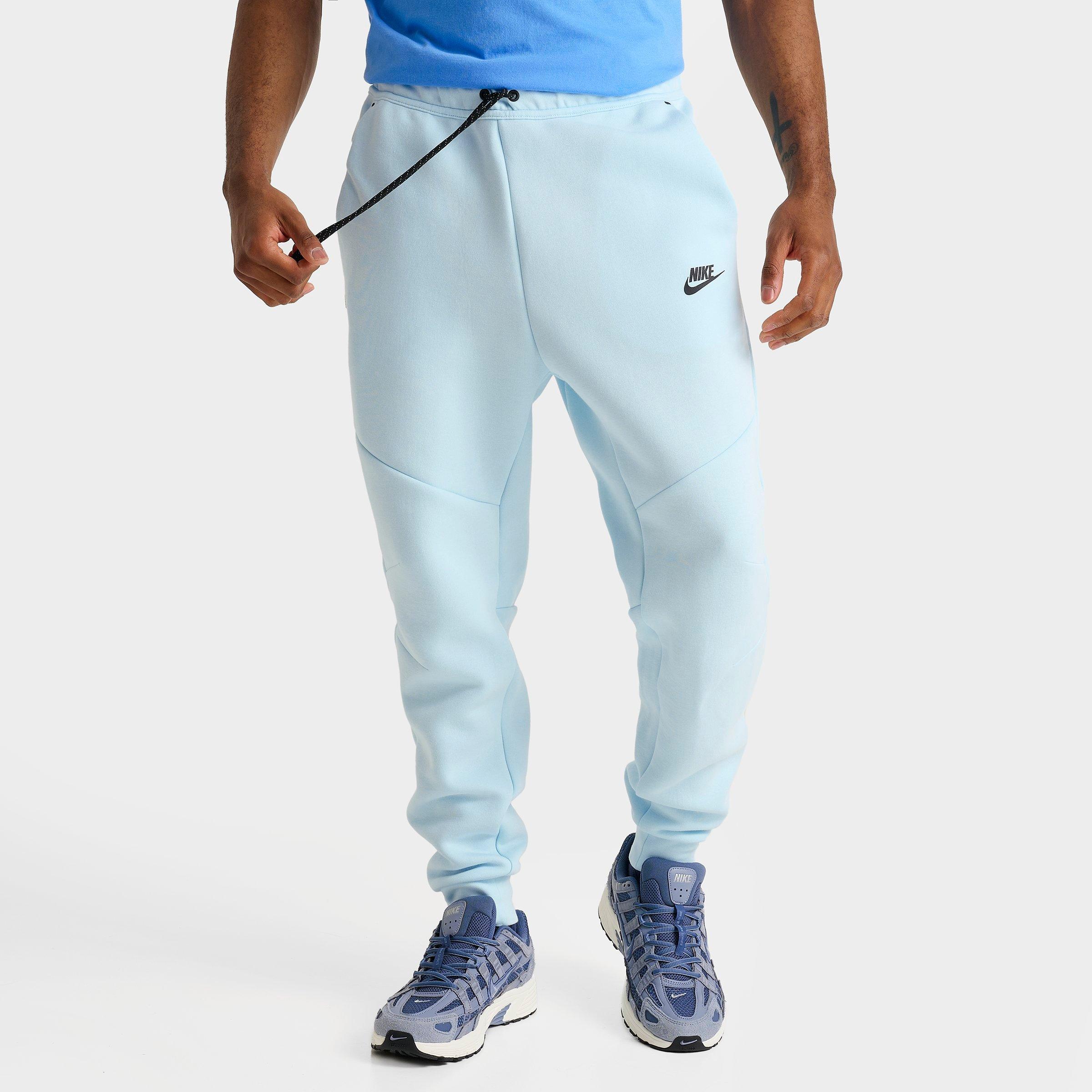 Nike Men's Tech Fleece Jogger Pants in Glacier Blue/Black Size: Small