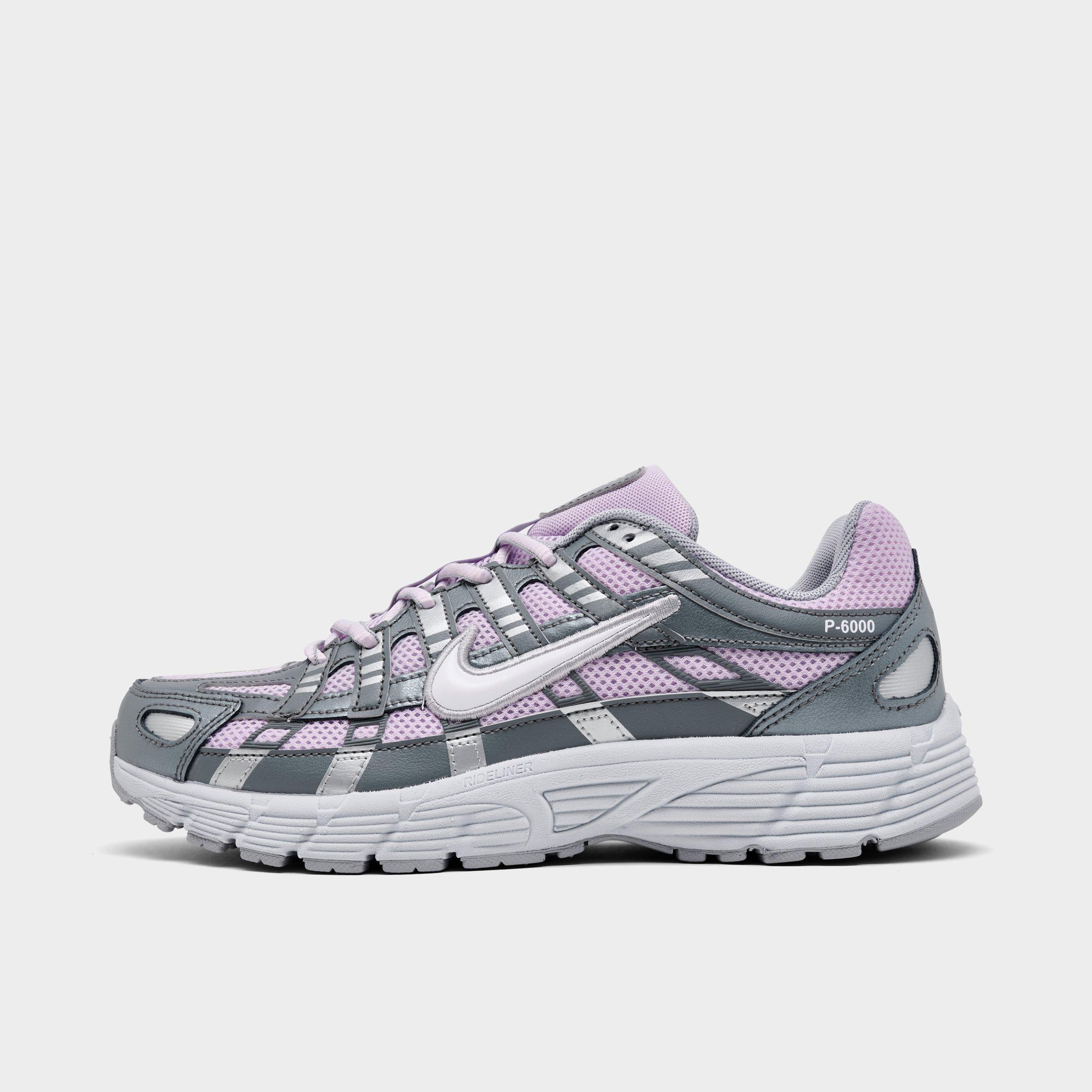 Nike Big Kids P-6000 Casual Shoes in Doll/White/Smoke Grey Size: 3.5