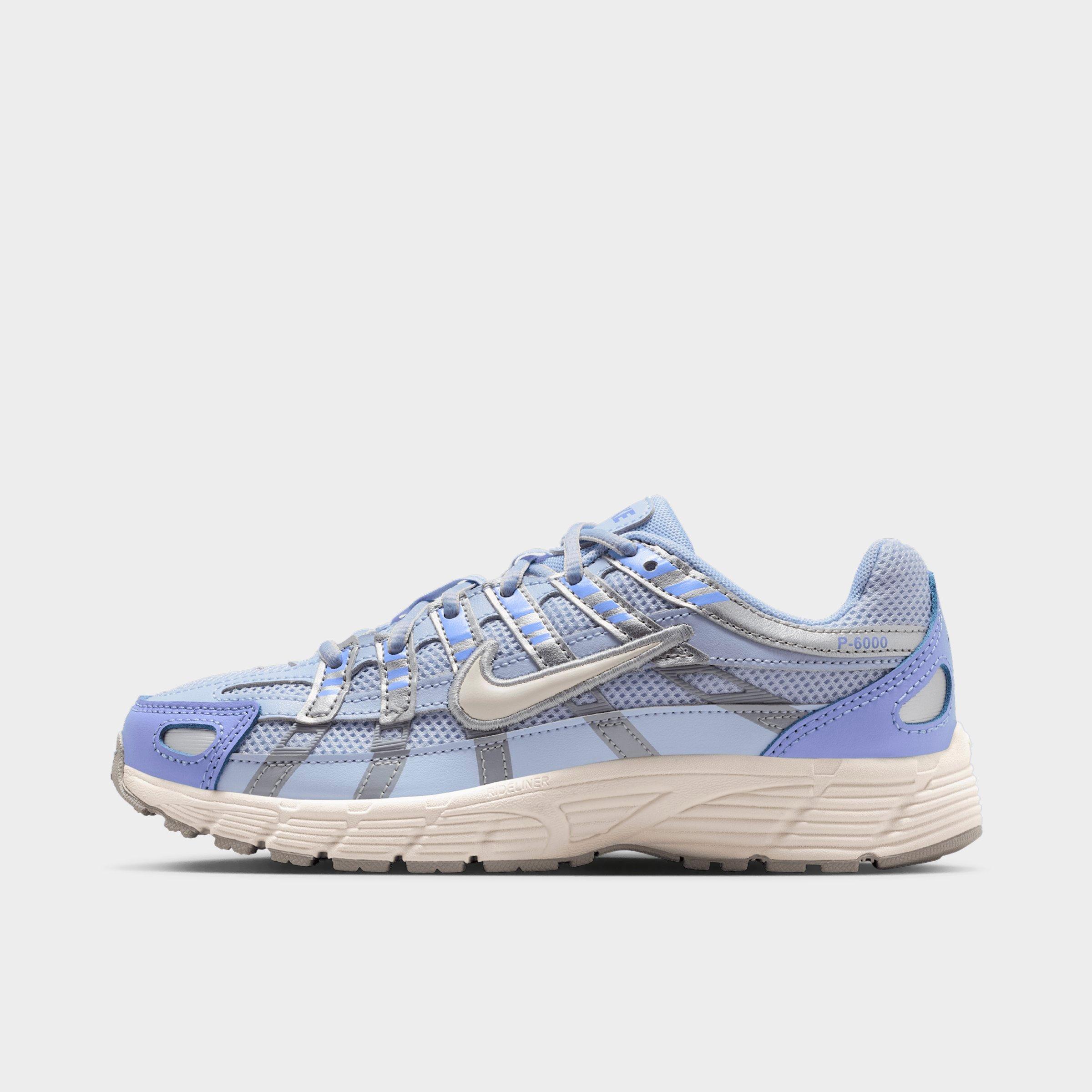 Nike Big Kids P-6000 Casual Shoes in Ghost/Light Thistle/Iron Purple Size: 5.0