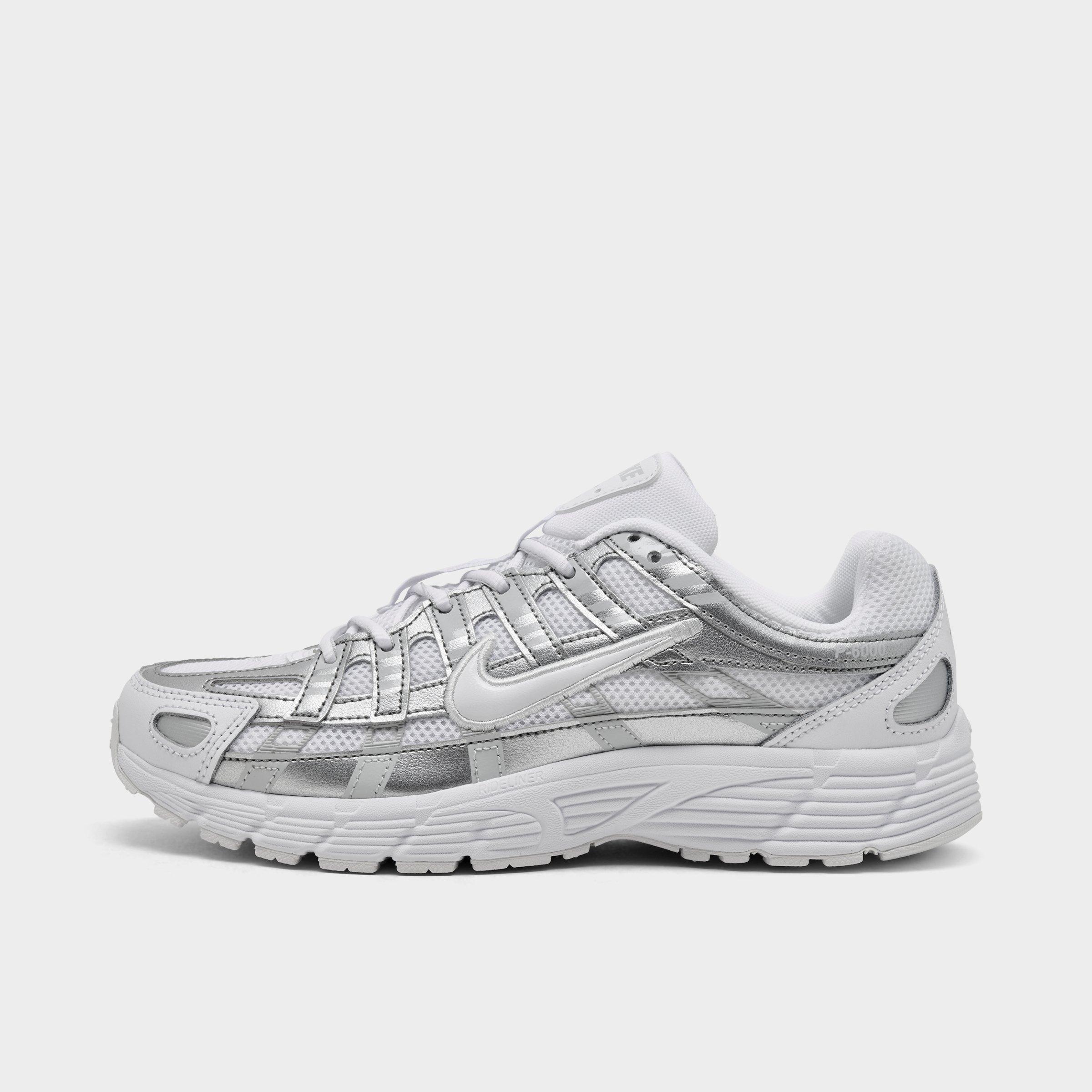 Nike Big Kids P-6000 Casual Shoes in White/Photon Dust Size: 3.5