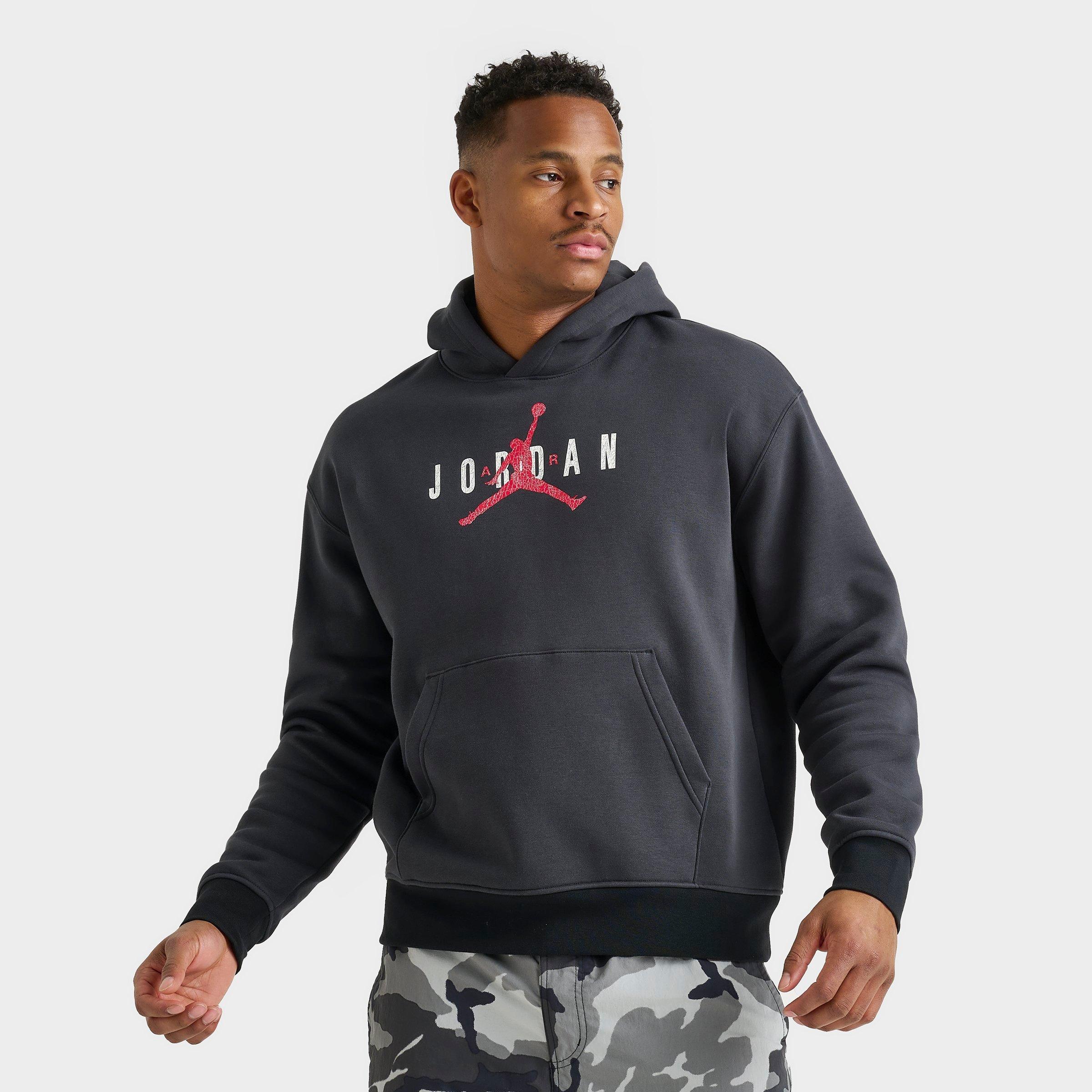 Men's Brooklyn Fleece Jumpman Logo Pullover Hoodie