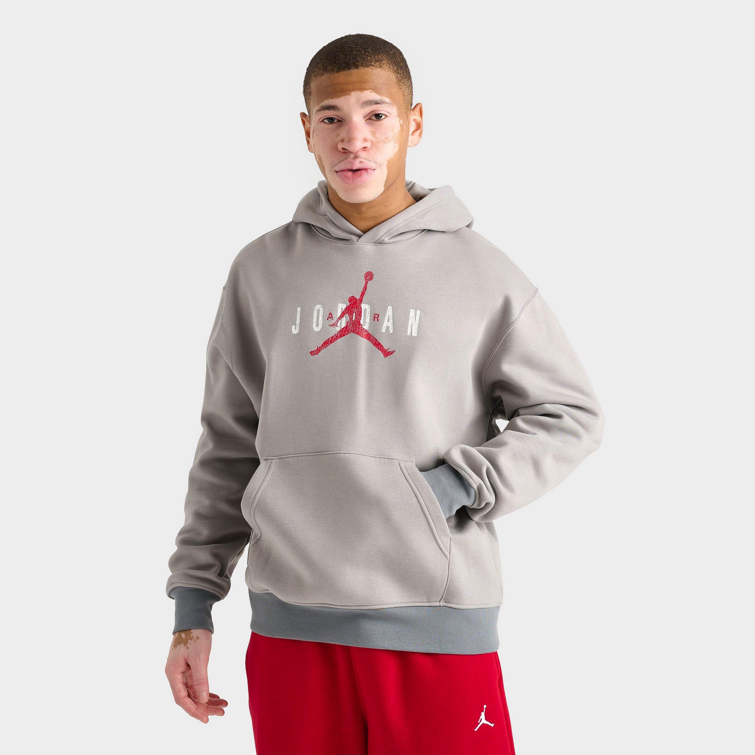 Men's Brooklyn Fleece Jumpman Logo Pullover Hoodie