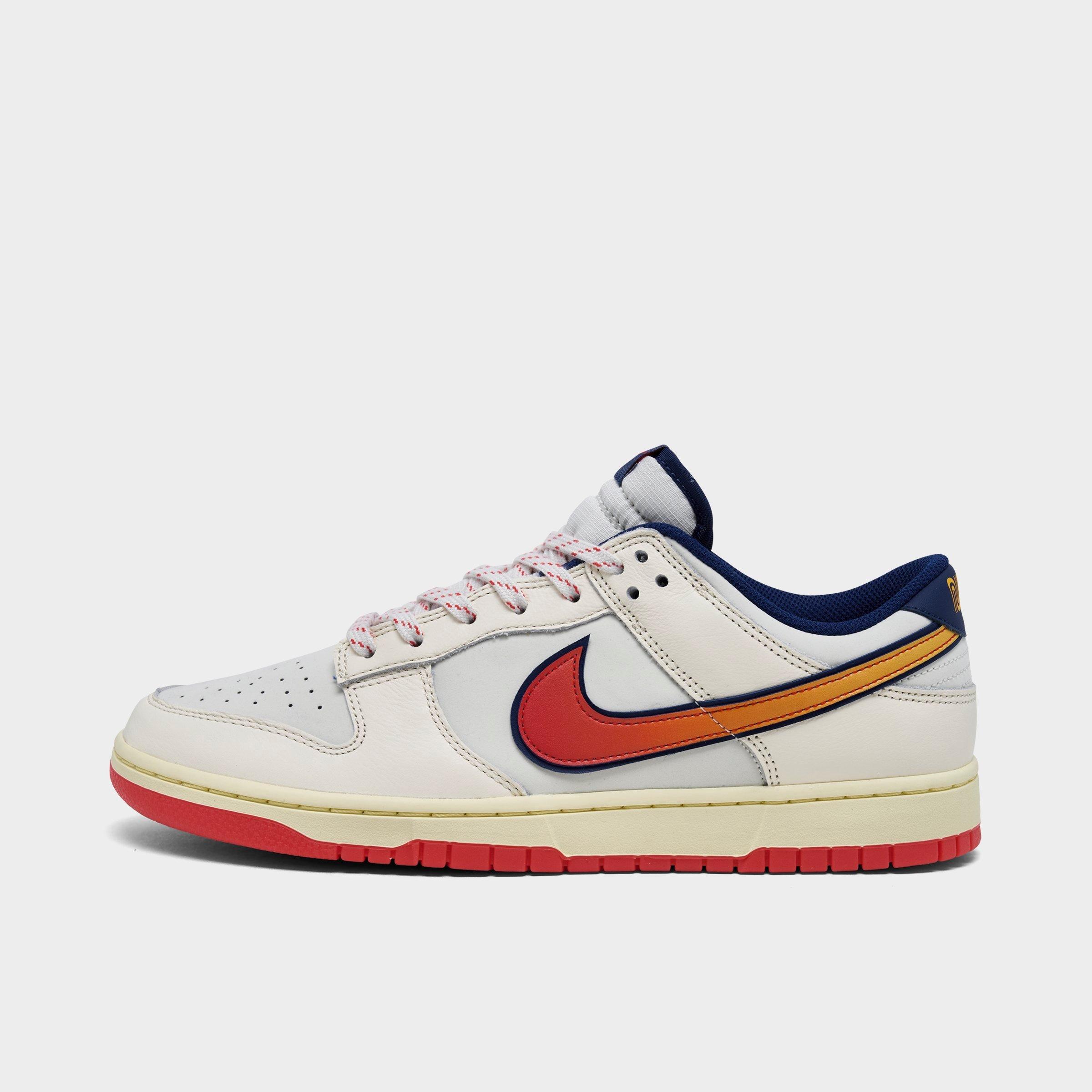 Nike Men's Dunk Low Retro SE Retro Pack Casual Shoes in Pale Ivory/Light Crimson/Sail Size: 8.0