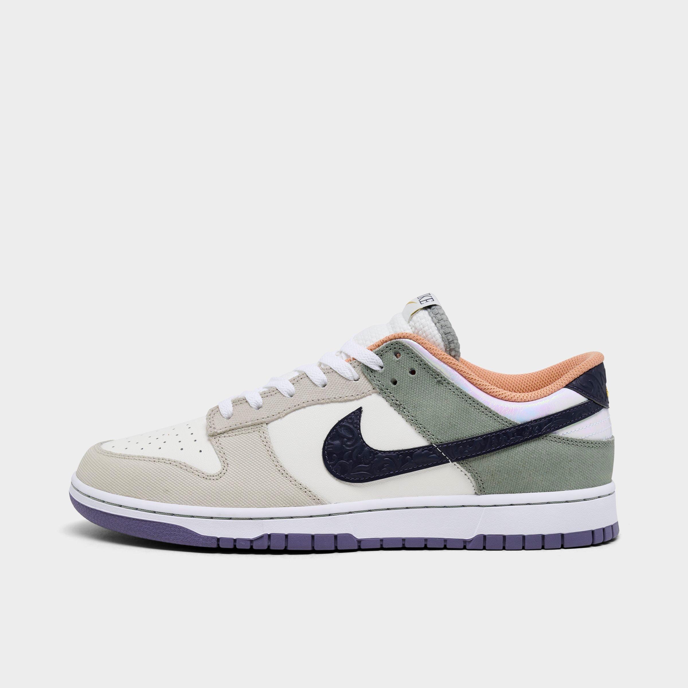 Nike Men's Dunk Low Retro SE Casual Shoes in SAIL/GRIDIRON-LT BON Size: 8