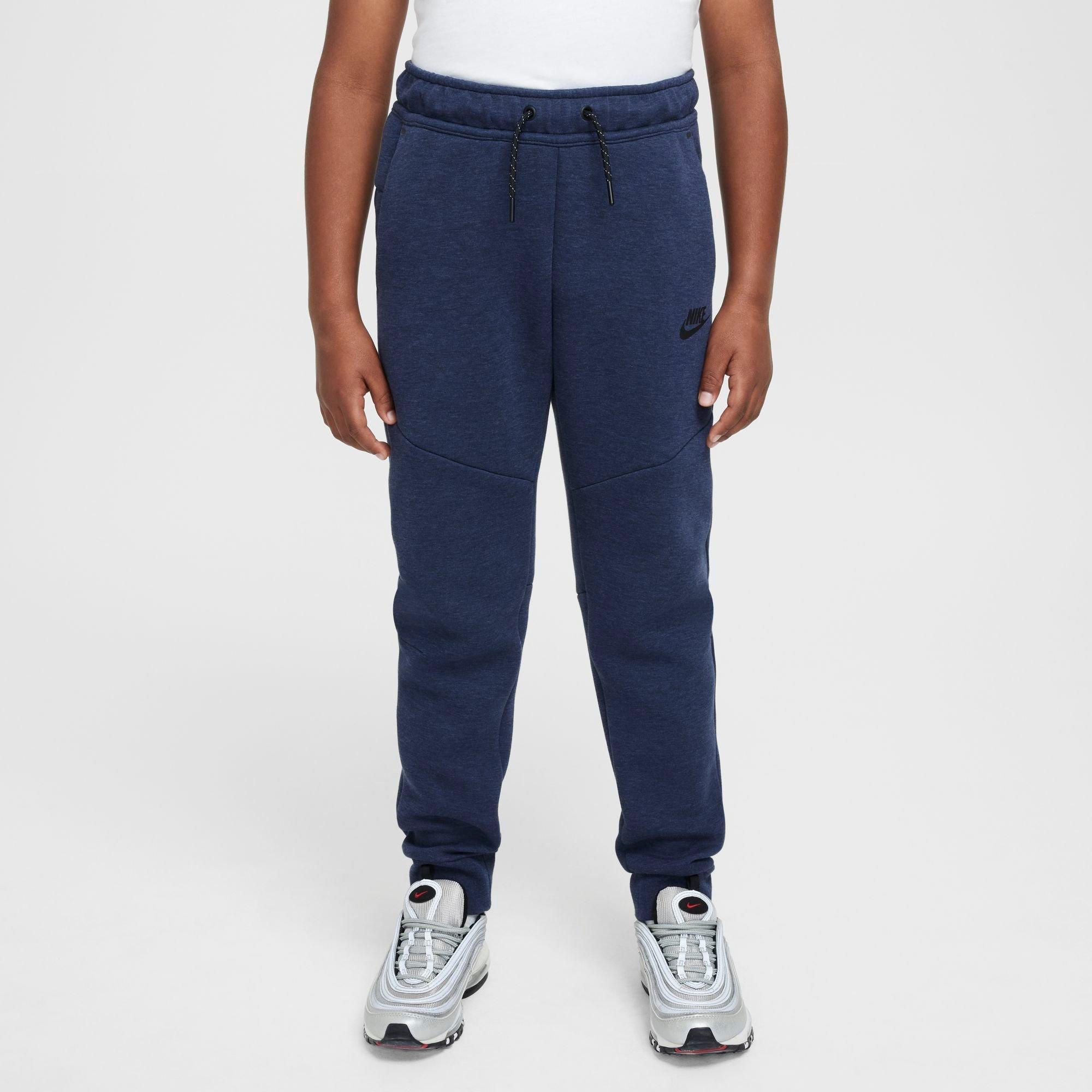 Nike Kids Sportswear Tech Fleece Reflective Jogger Pants in Obsidian Heather/Black Size: XS