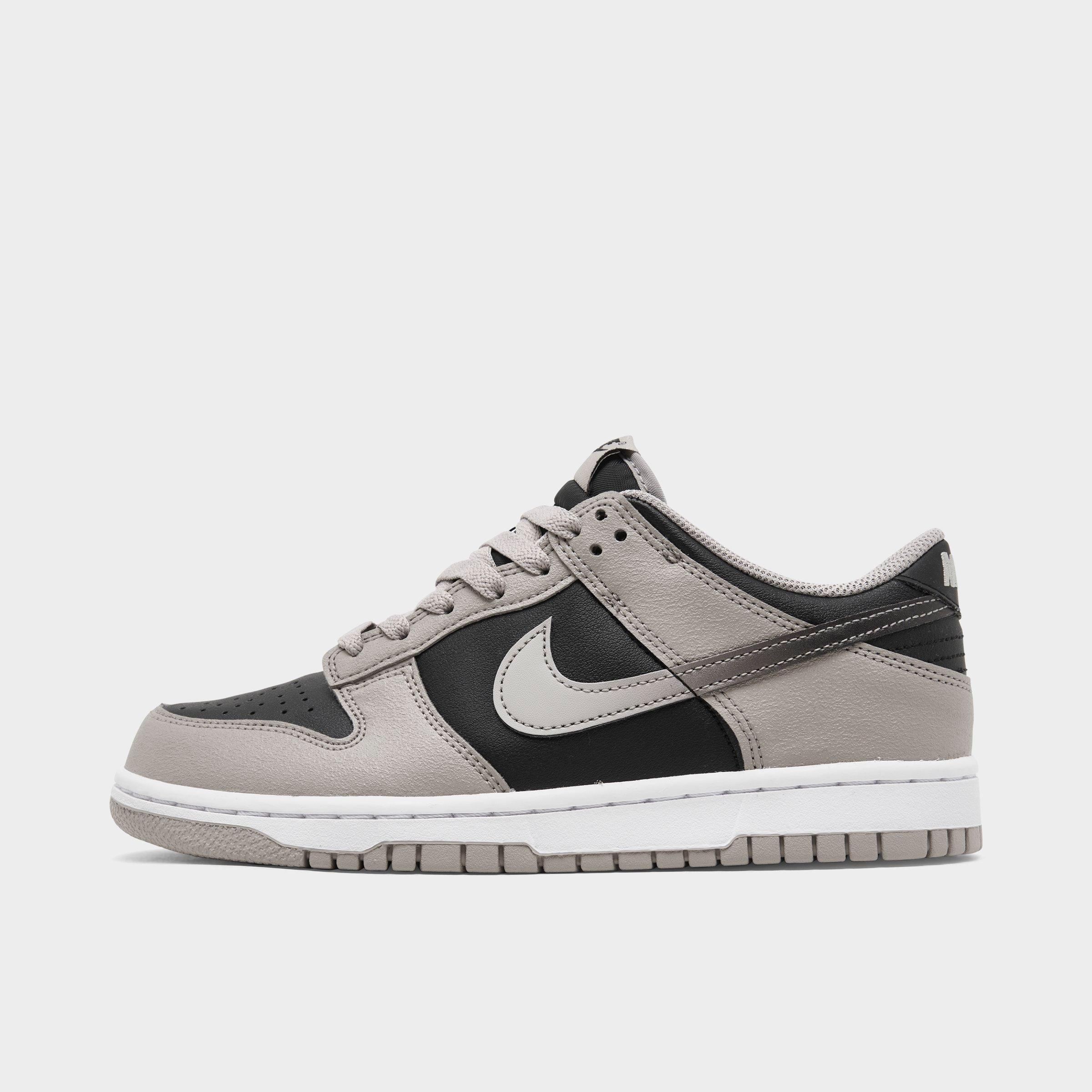 Nike Big Kids Dunk Low Casual Shoes in College Grey/Black/White Size: 5.5