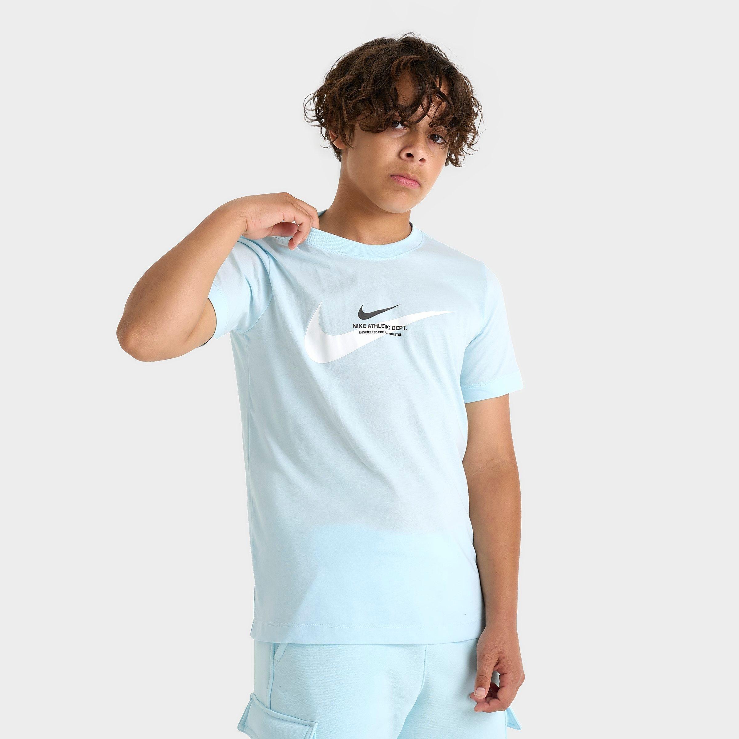 Nike Kids Sportswear T-Shirt in Glacier Blue Size: Small