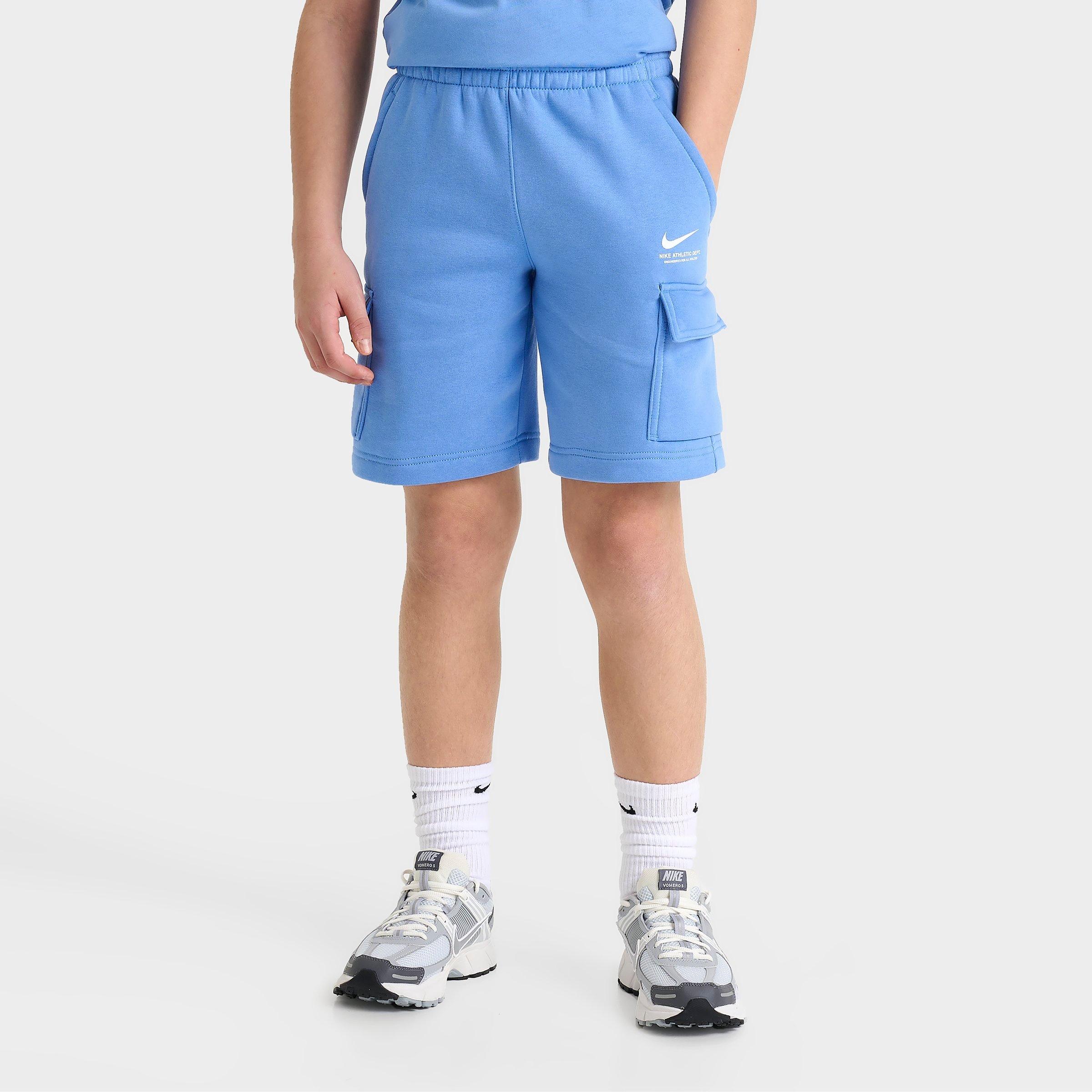 Nike Kids EMEA SI Fleece Shorts in Beyond Blue Size: Small