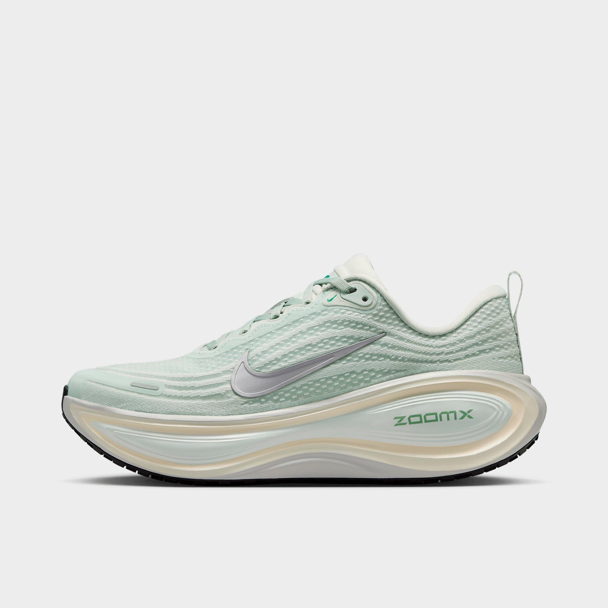 Nike Women's Vomero Plus Running Shoes in Light Silver/Barely Green/Sea Glass Size: 5.5