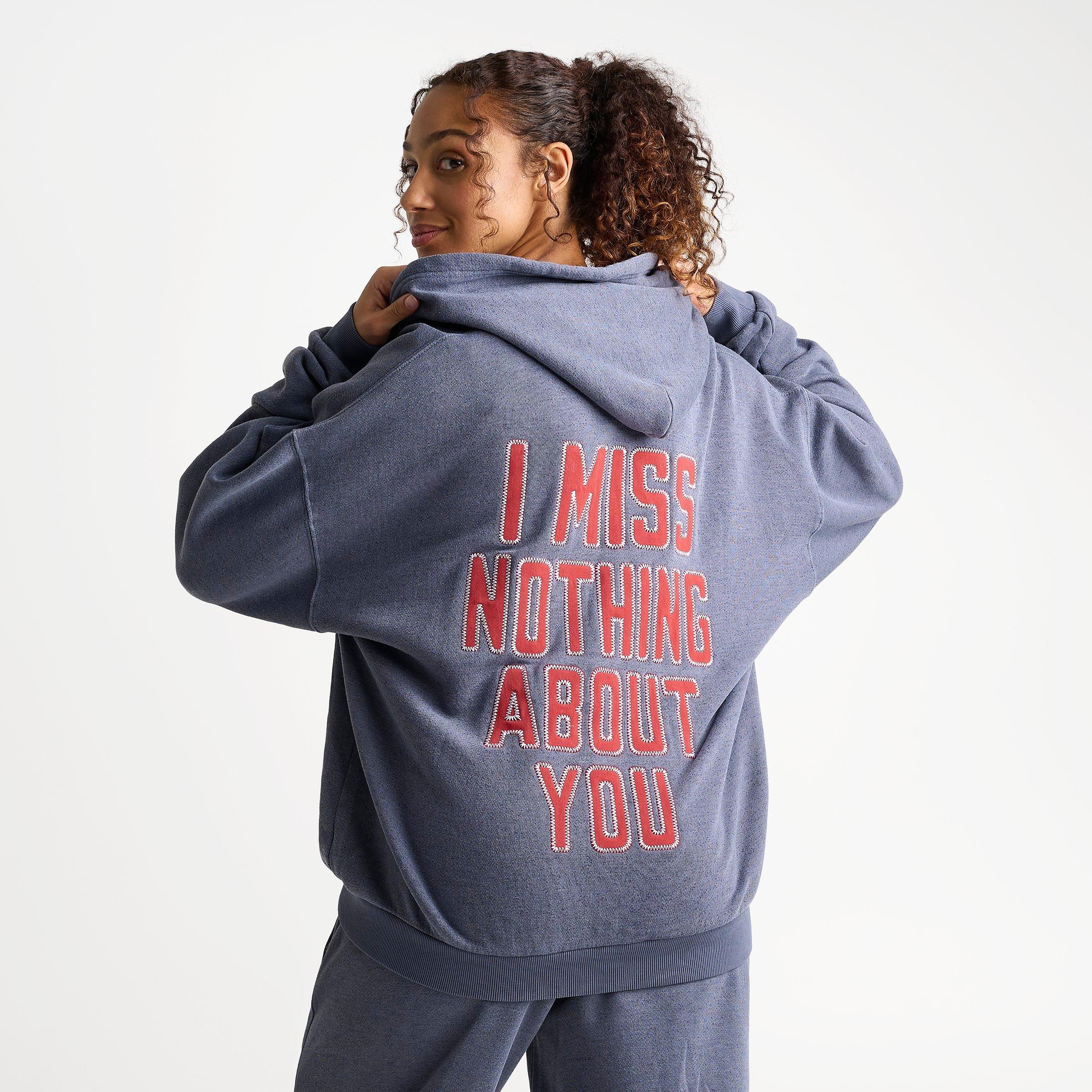 BOYS LIE Women's I Miss Nothing About You Harley Full-Zip Hoodie