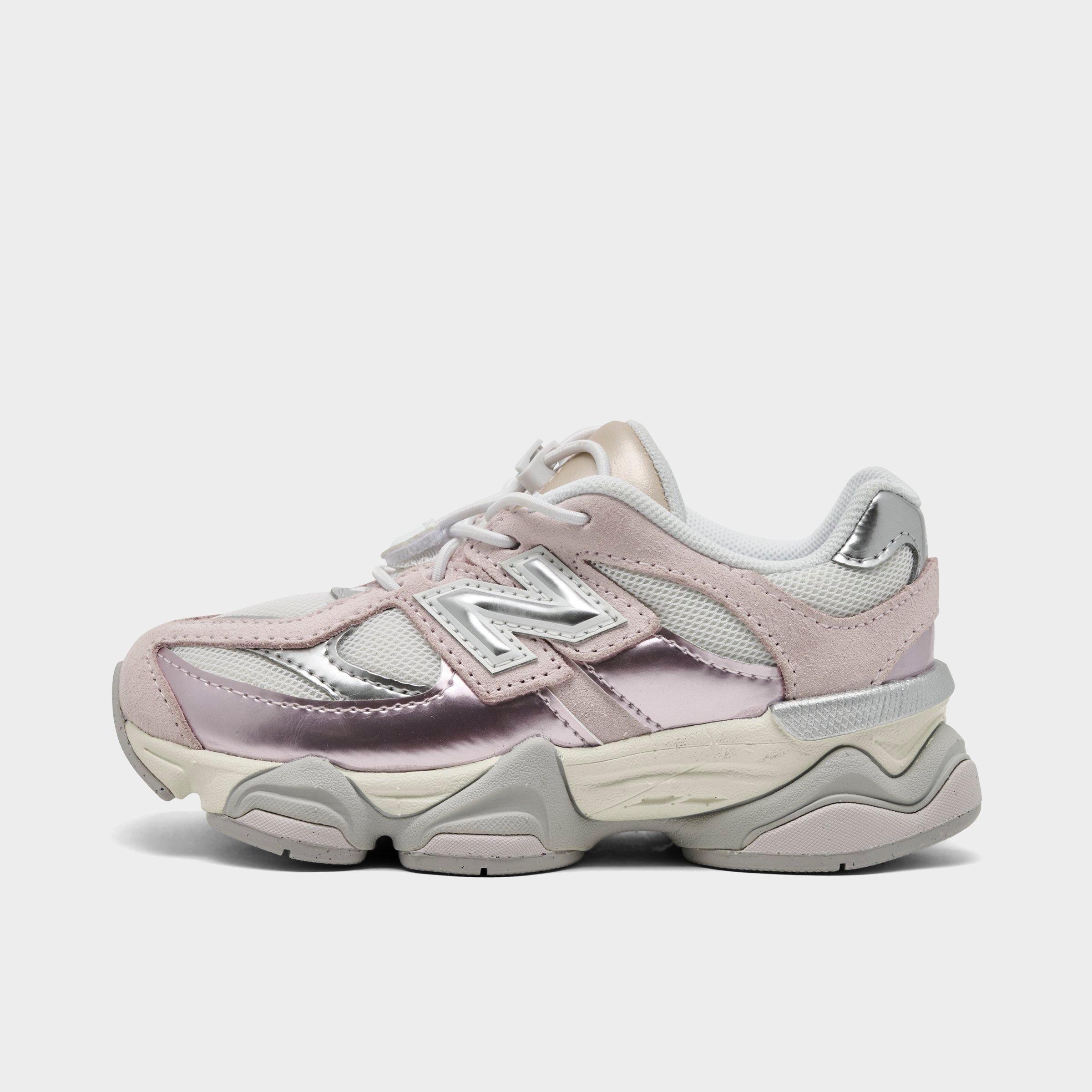 New Balance Girls Toddler 9060 Casual Shoes in Pink Chrome Size: 5.0