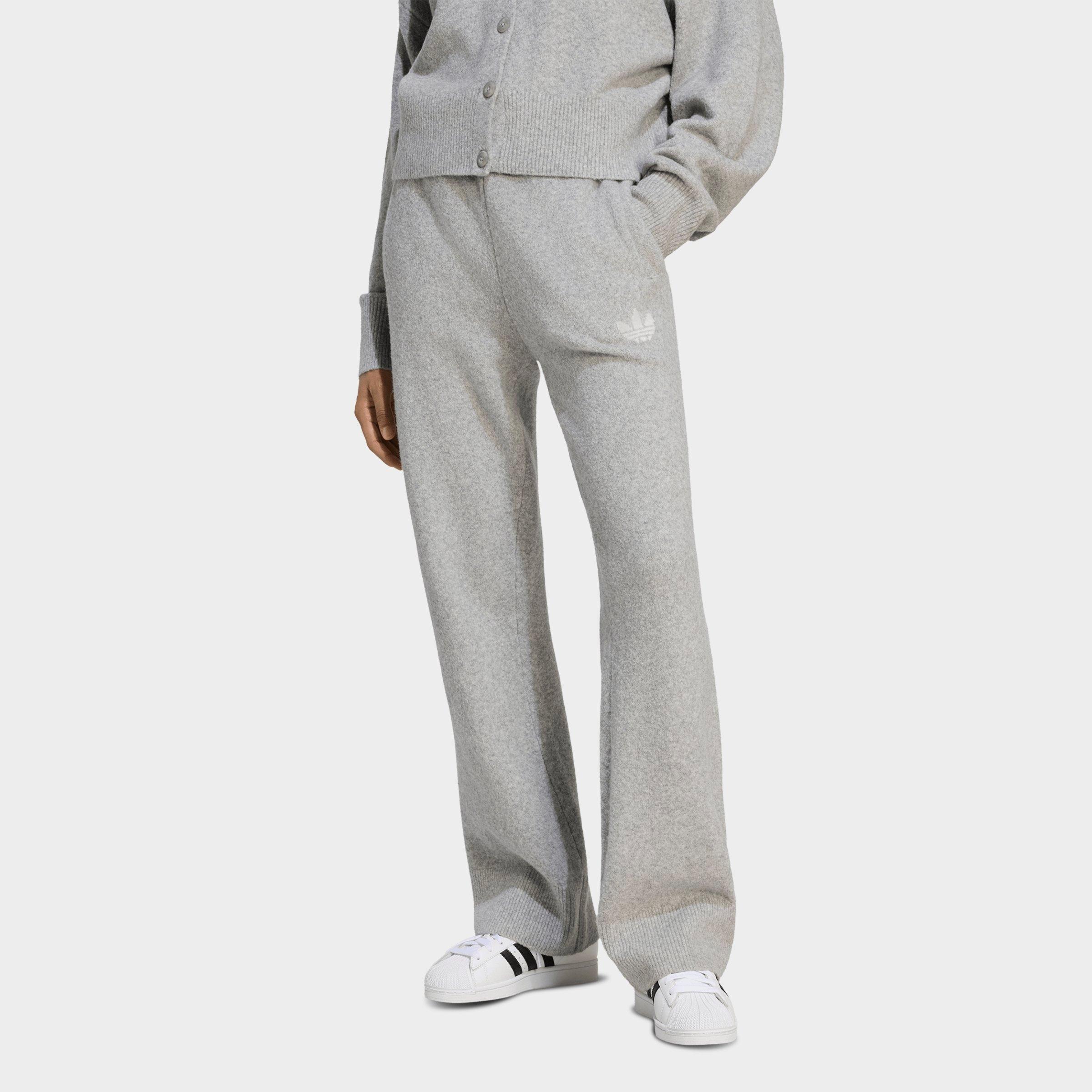 adidas Women's Originals Essentials Knit Pants in Medium Grey Heather
