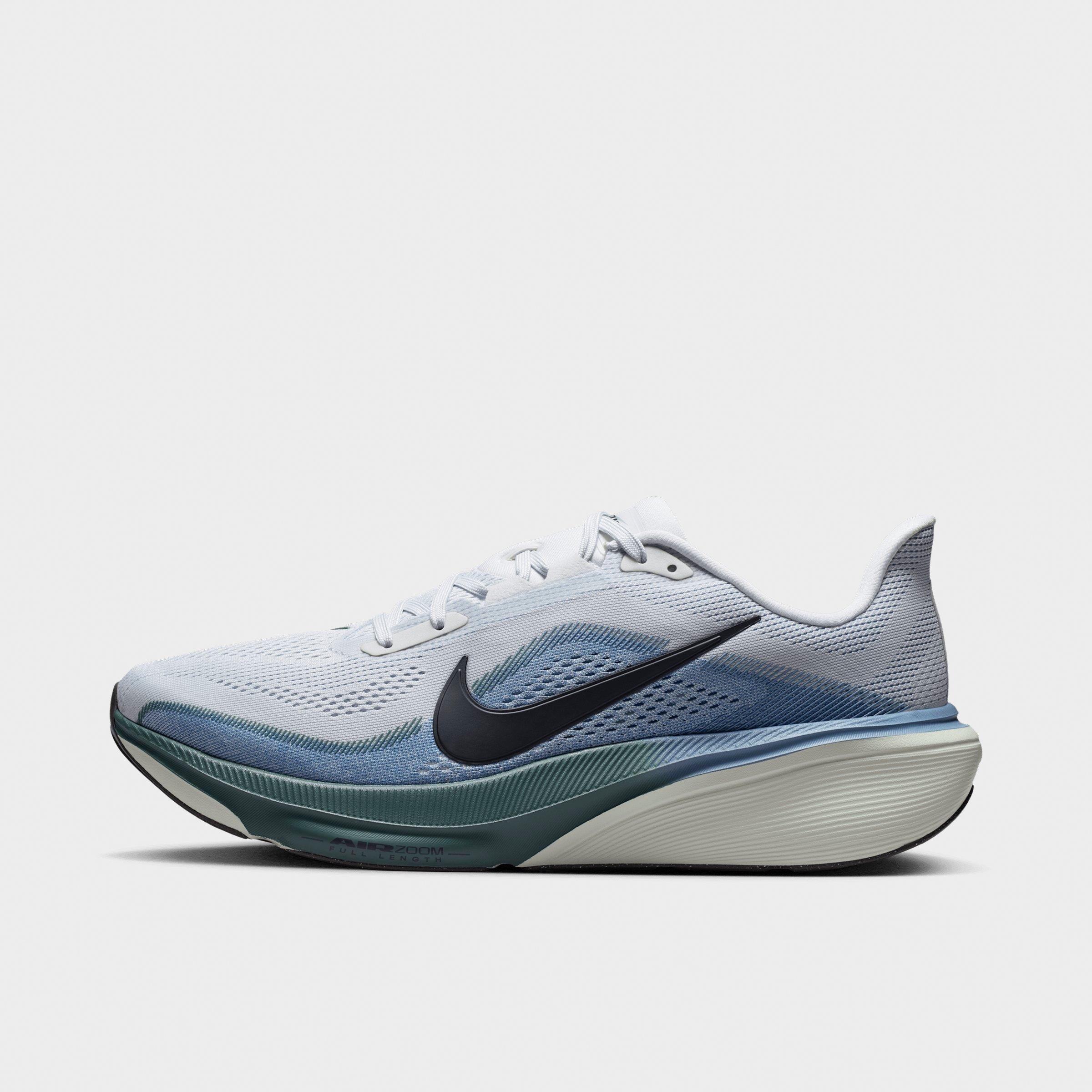 Nike Men's Pegasus 42 Running Shoes in Pure Platinum/Work Blue/Mineral Slate Size: 10.5