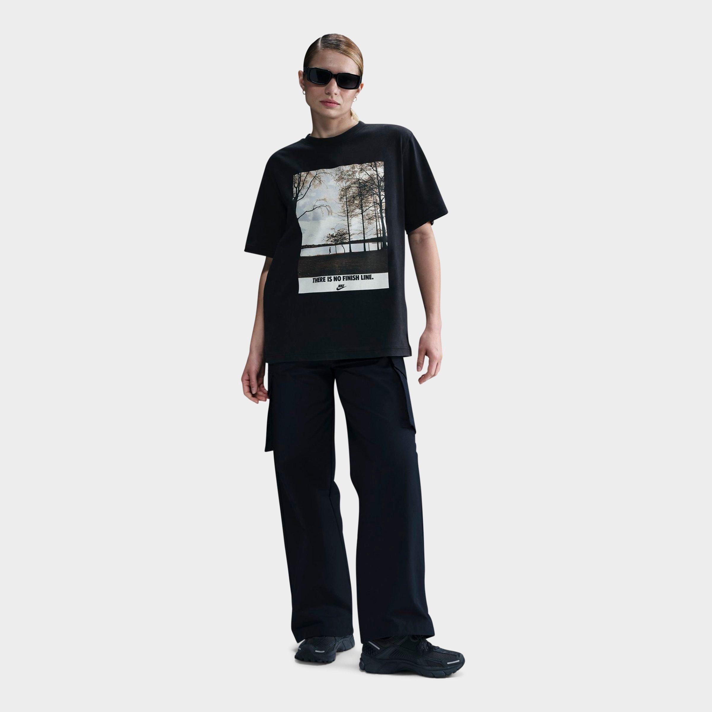 Nike Women's Sportswear Short-Sleeve Run Photo Graphic T-Shirt