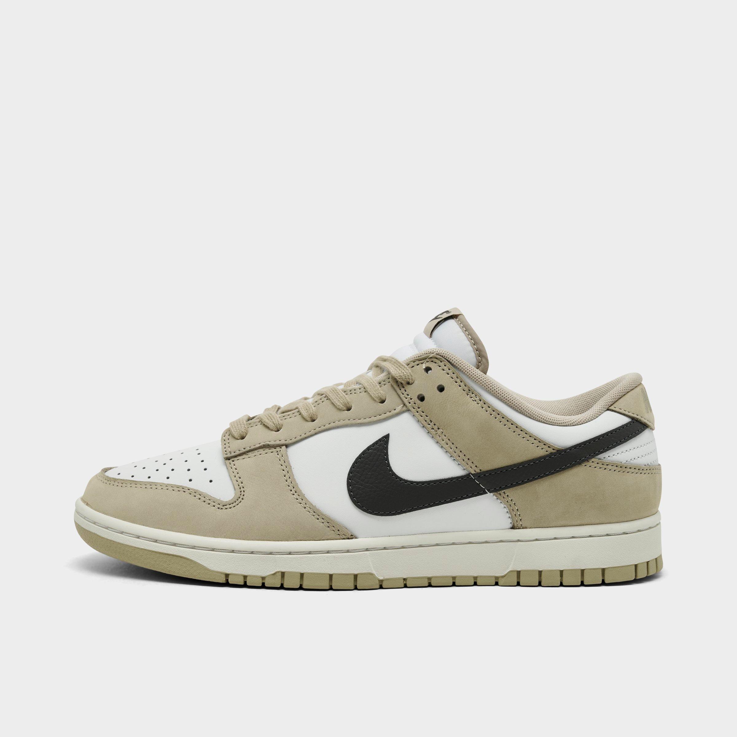 Nike Men's Dunk Low Retro Casual Shoes in Desert Khaki/Medium Ash/Summit White Size: 9.0