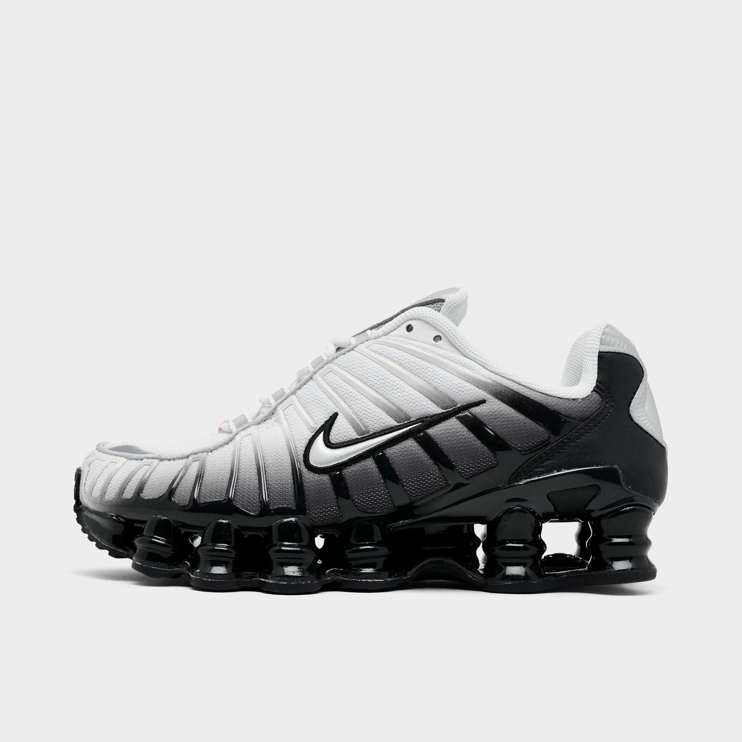 Nike Women's Shox TL Casual Shoes in Off Noir/Phantom/Metallic Silver Size: 8.5