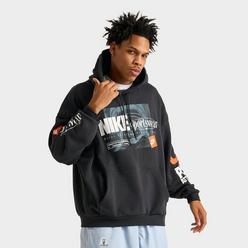 Men's Nike Club Oversized French Terry Pullover Hoodie | JD