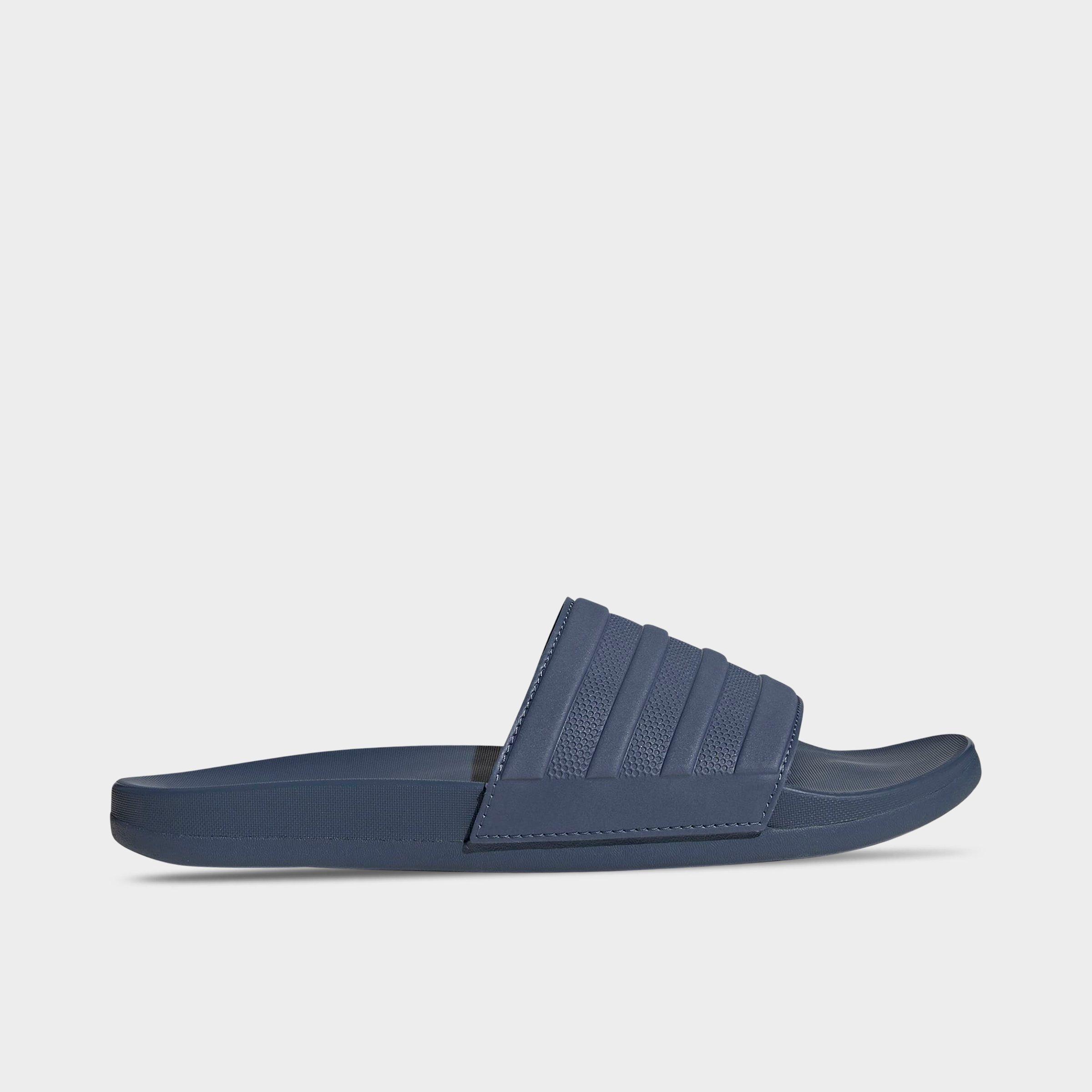 adidas Men's adilette Comfort Slide Sandals in Preloved Ink/Preloved Ink/Preloved Ink Size: 8