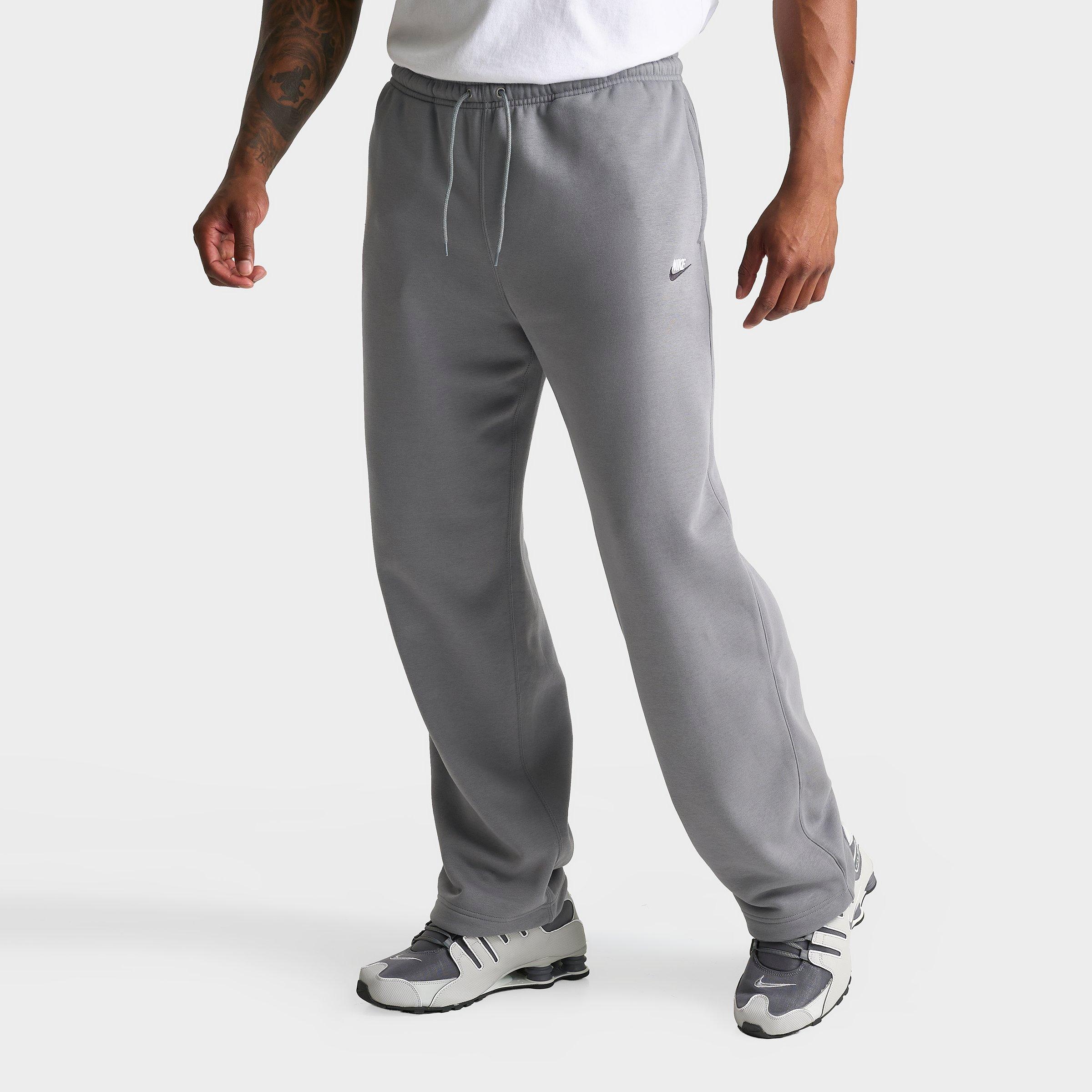 Nike Men's Sportswear Club Fleece Bungee Jogger Pants in Smoke Grey/Smoke Grey-Color Size: 2XL
