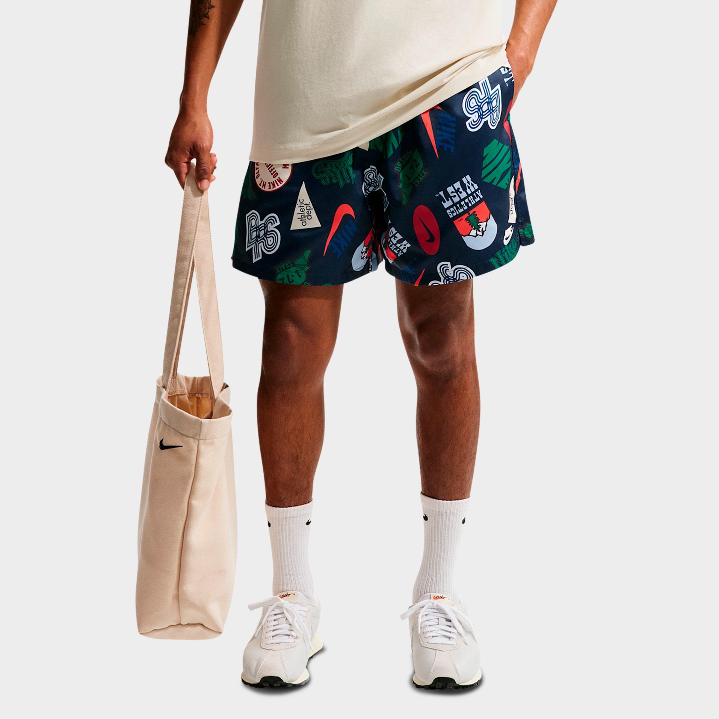 Nike Men's Sportswear Club Allover Print Woven Flow Shorts