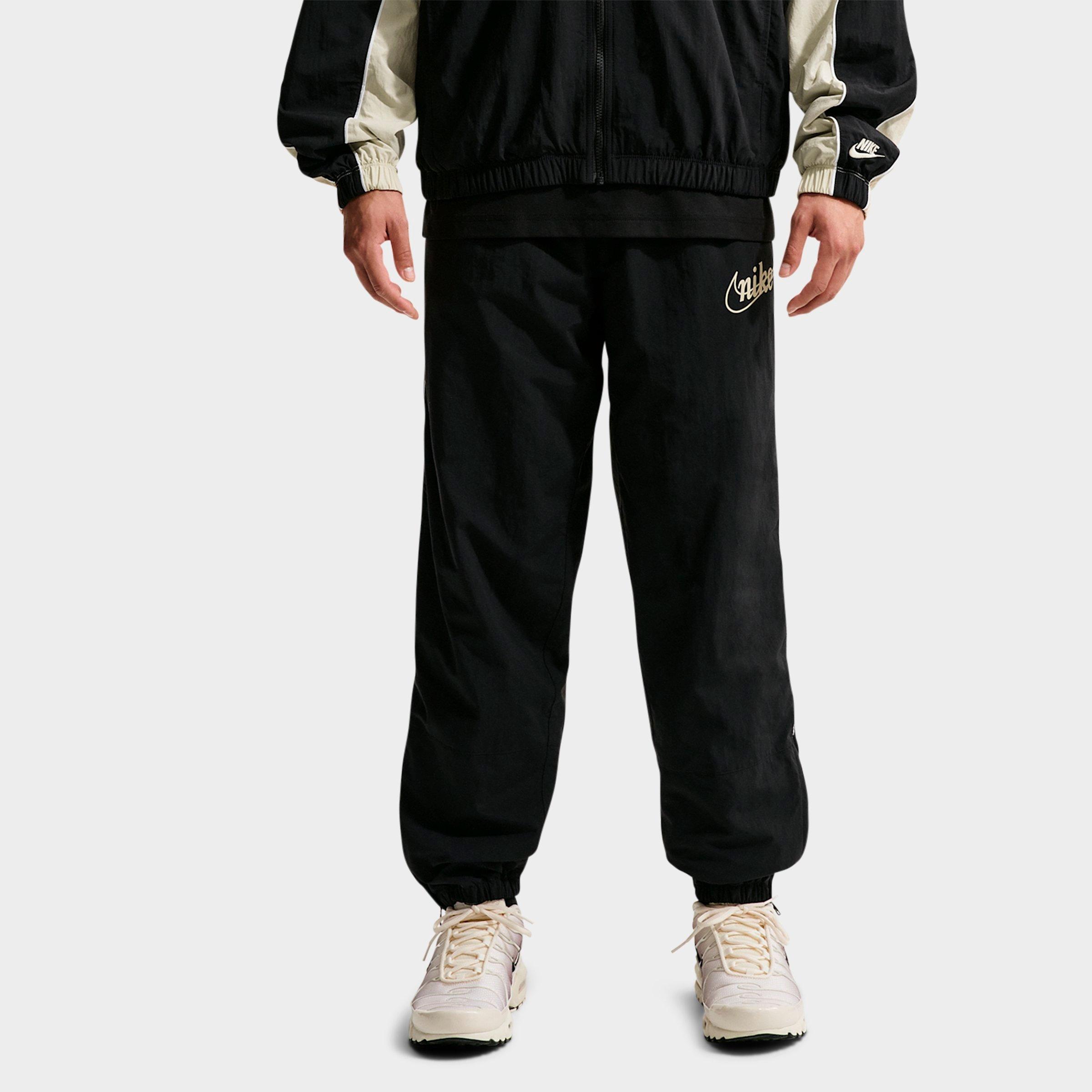 Nike Men's Sportswear Club Lightweight Pants in Black/Light Khaki/Light Khaki Size: Small