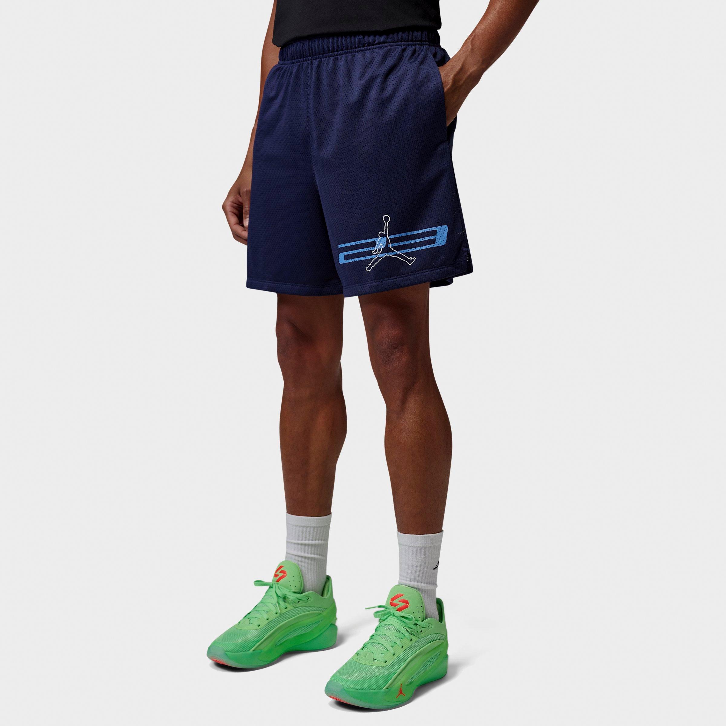 Jordan Men's Sport 23 Dri-FIT Graphic Mesh Shorts in Midnight Navy Size: XL
